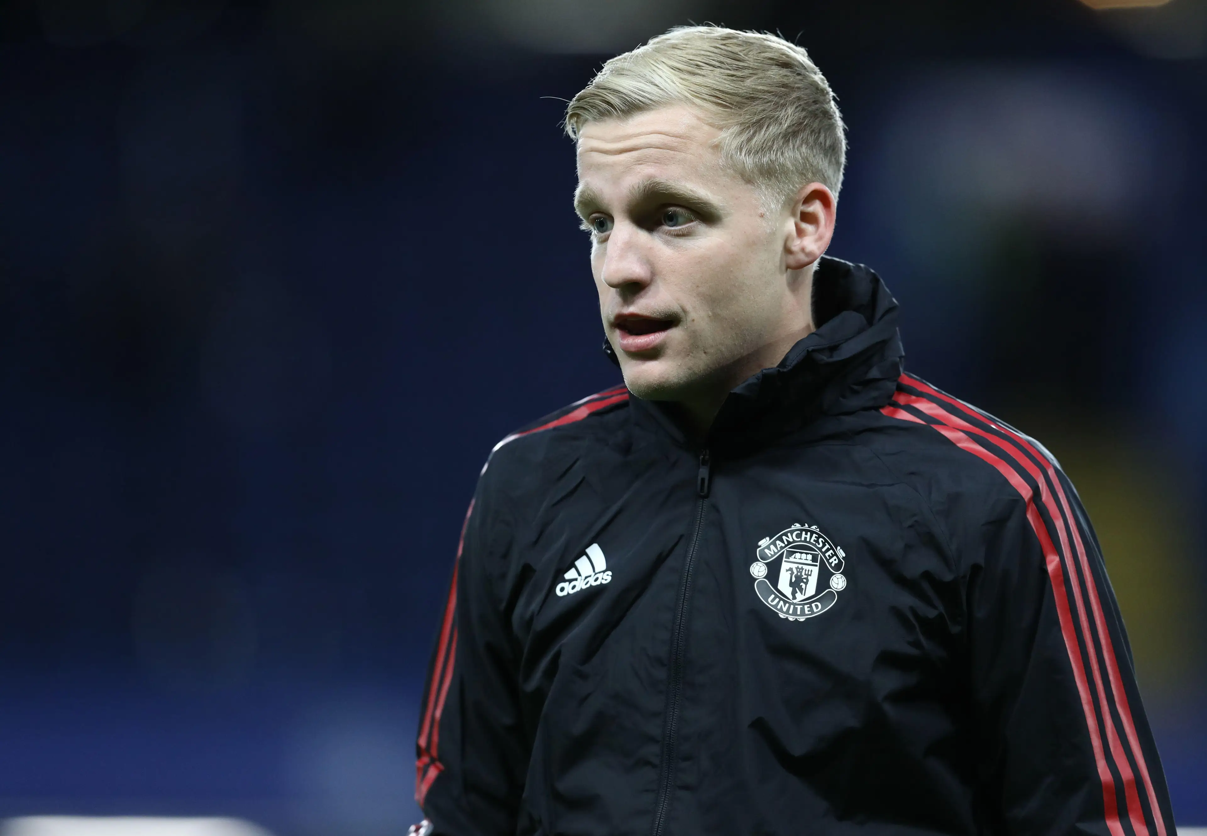 Van de Beek has had to get used to the life of a substitute. Image: PA Images