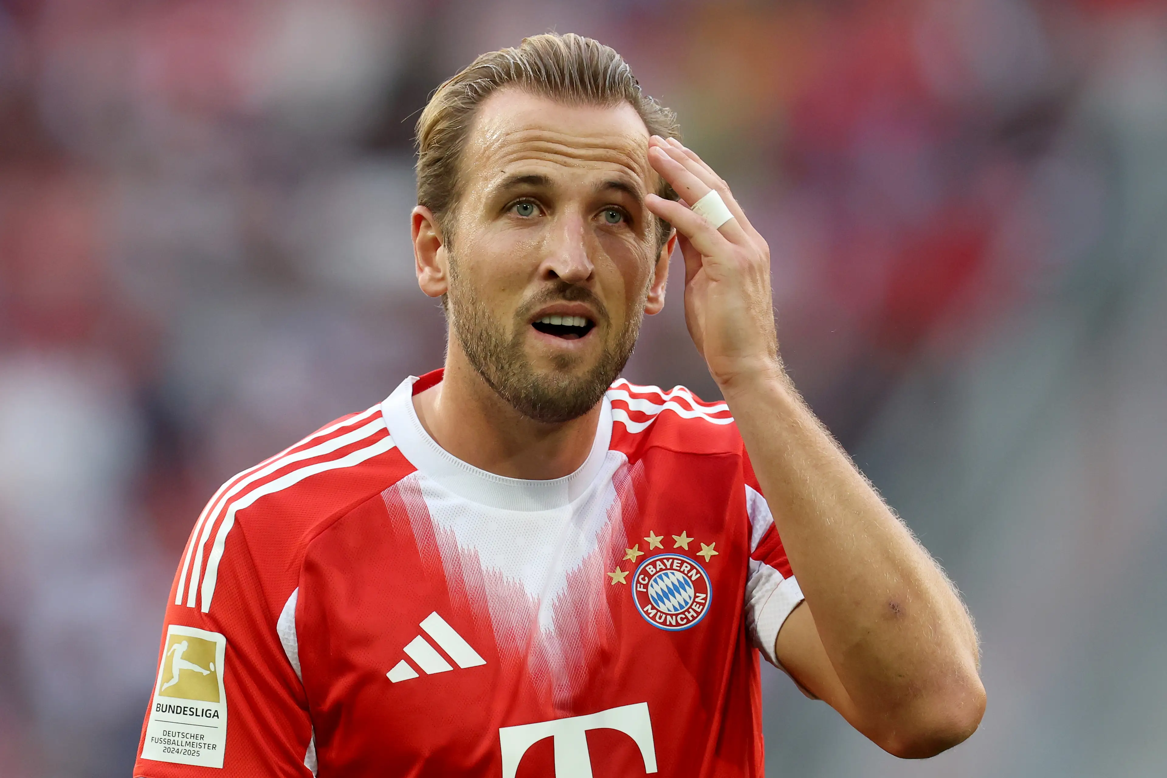Harry Kane in action for Bayern Munich. Image: Getty