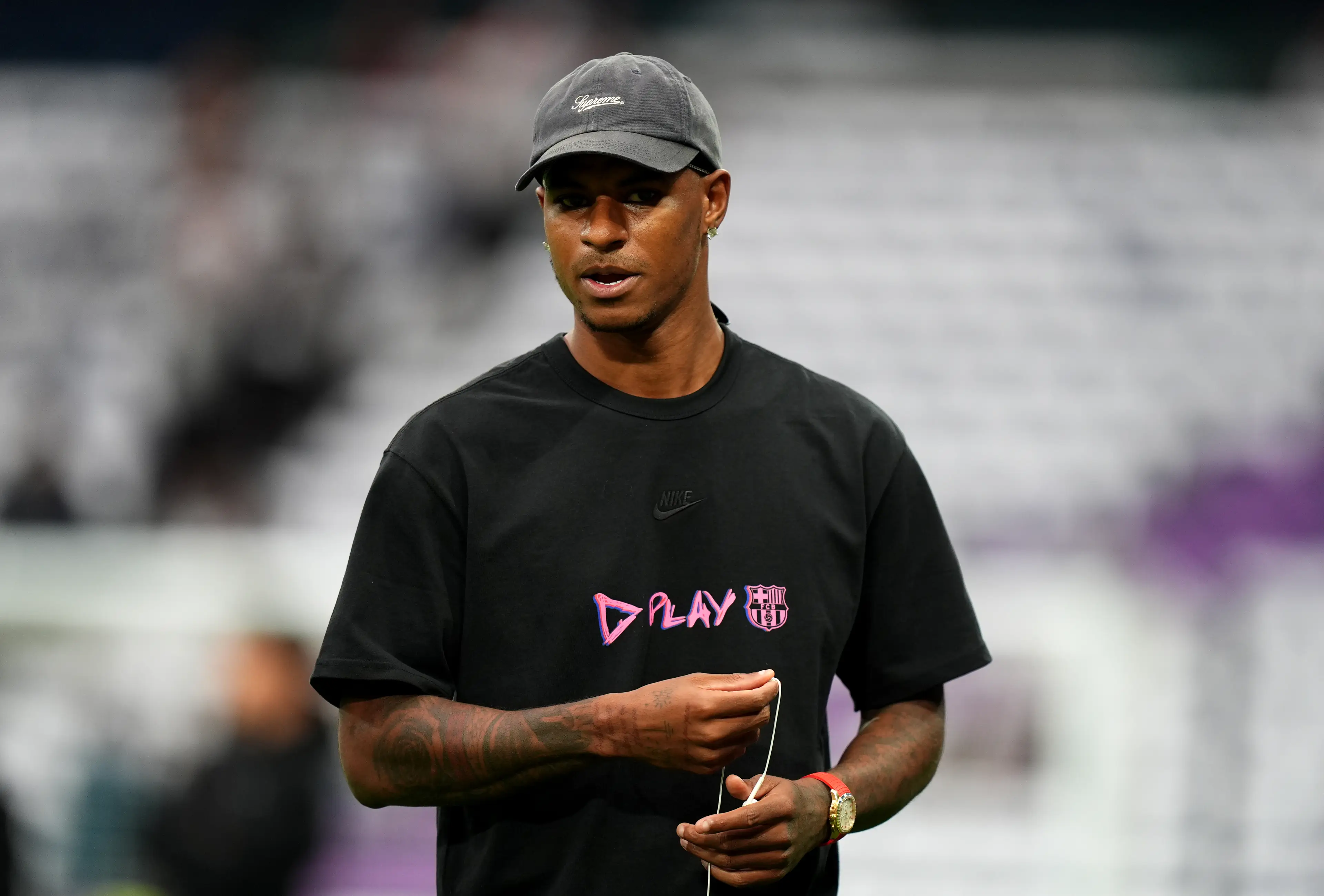 Marcus Rashford wants to stay at Barcelona. Image: Getty