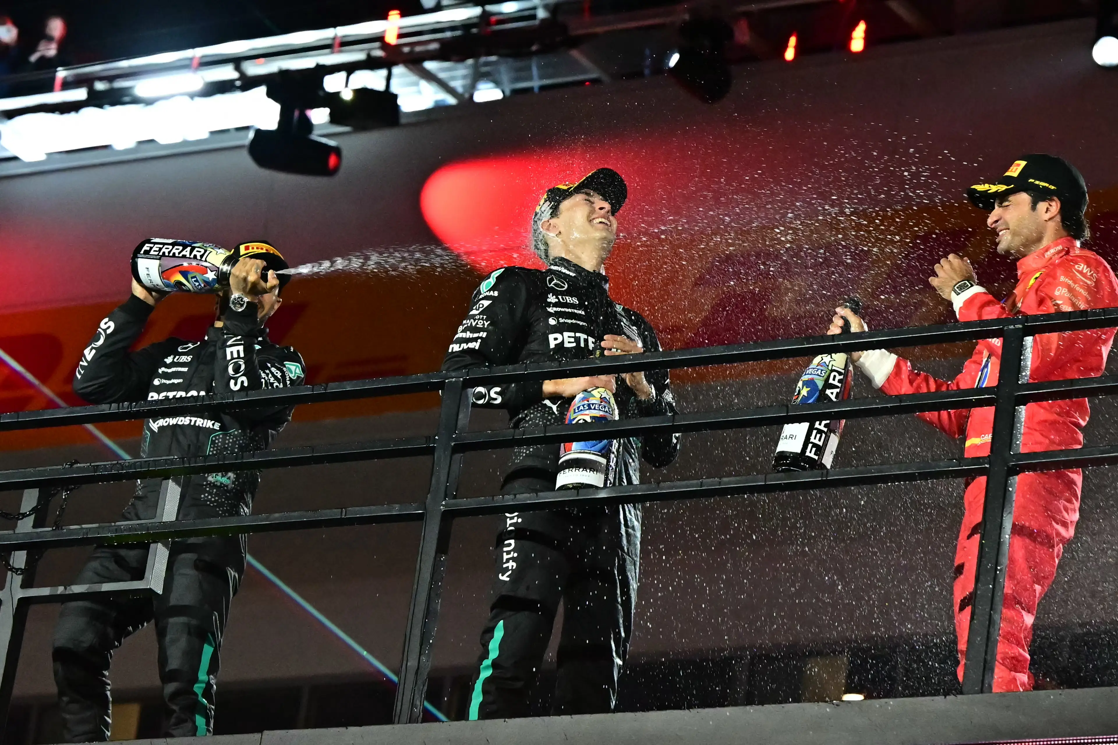 George Russell won last year's Las Vegas Grand Prix (Image: Getty)