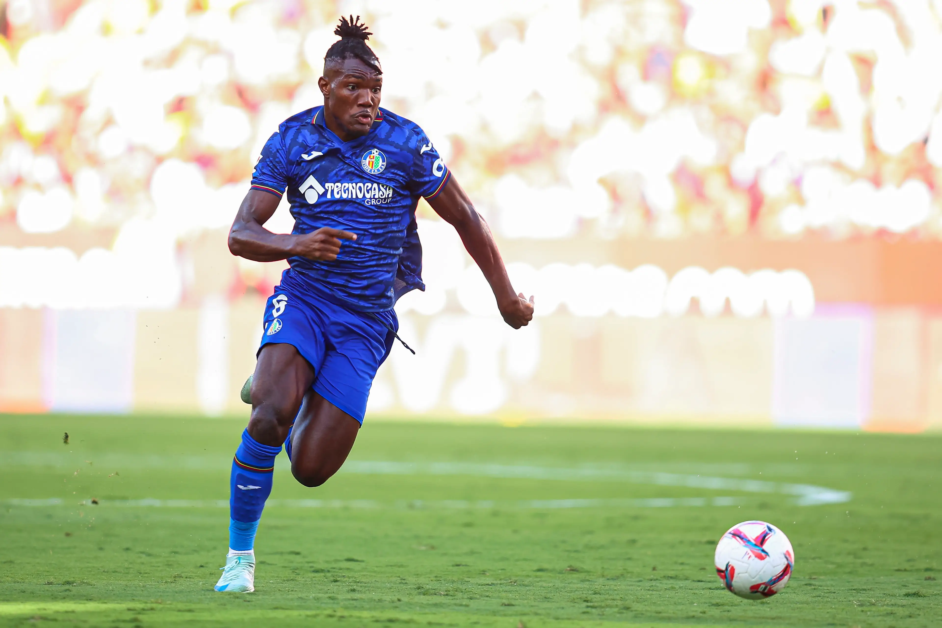 Christantus Uche in action for Getafe (Image: Getty).