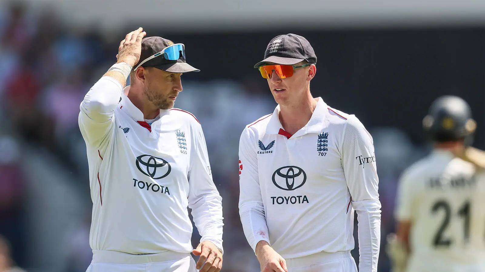 Root and Brook are seen as the two leading contenders to replace Stokes as England captain - but there are many factors at play (Image: Getty)