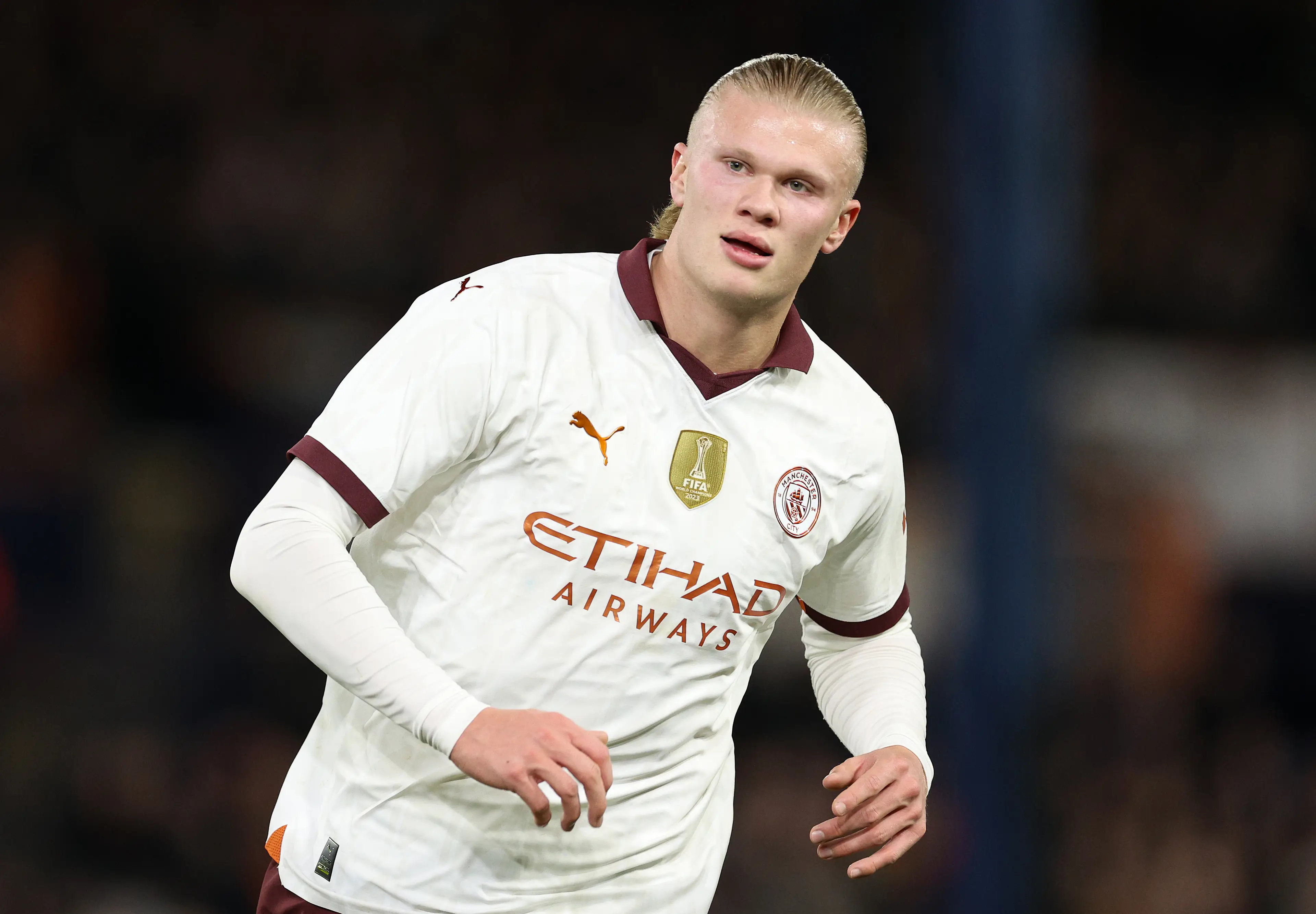 Haaland made history for City against Luton (Getty)