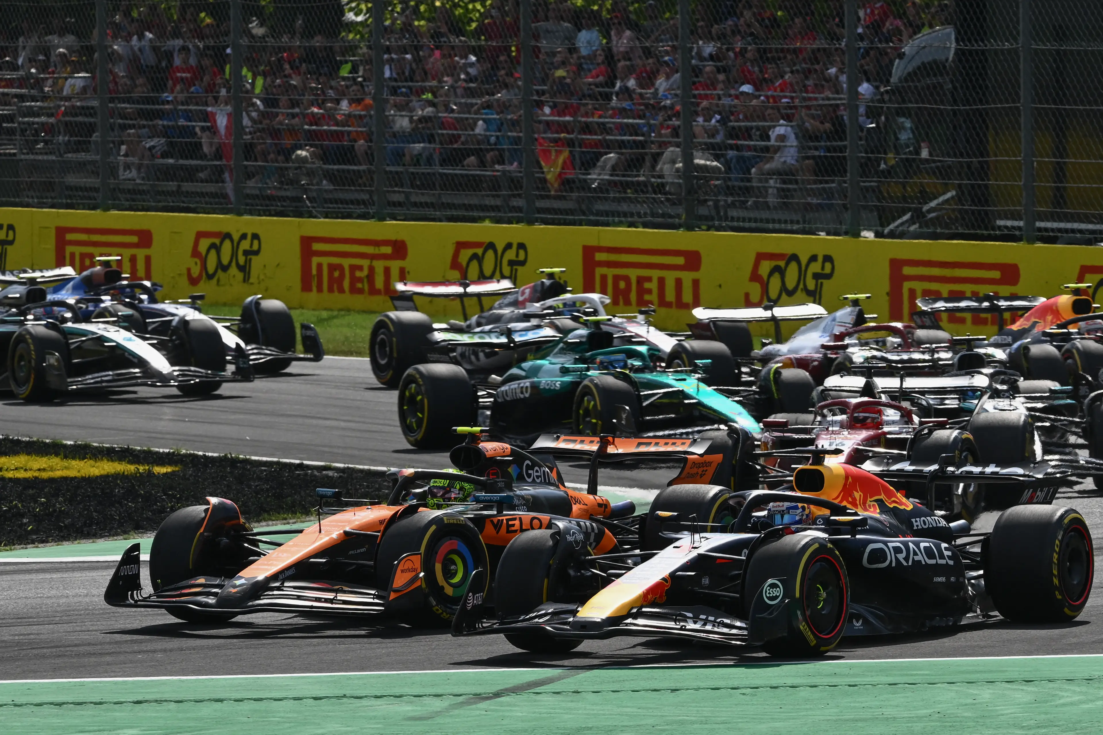 Max Verstappen celebrates Italian GP victory. Image: Clive Rose / Staff via Getty