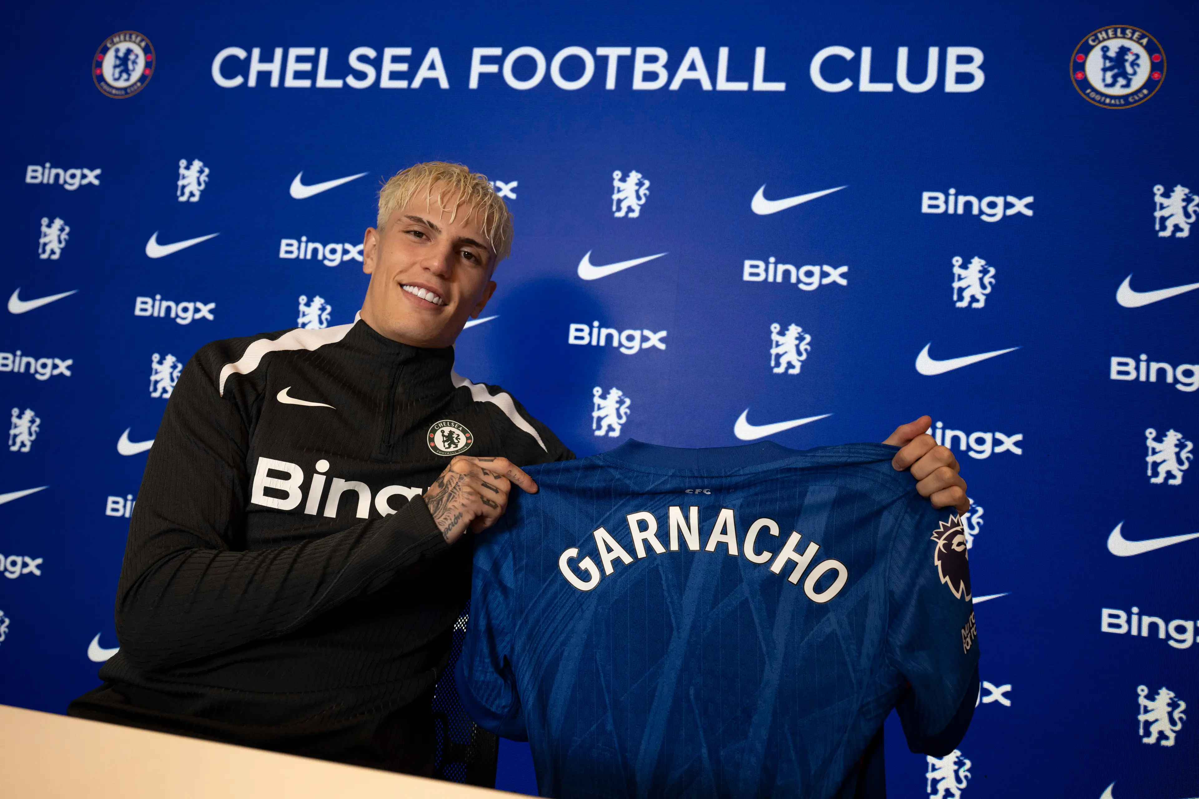 Alejandro Garnacho joined Chelsea during the summer transfer window. Image: Getty