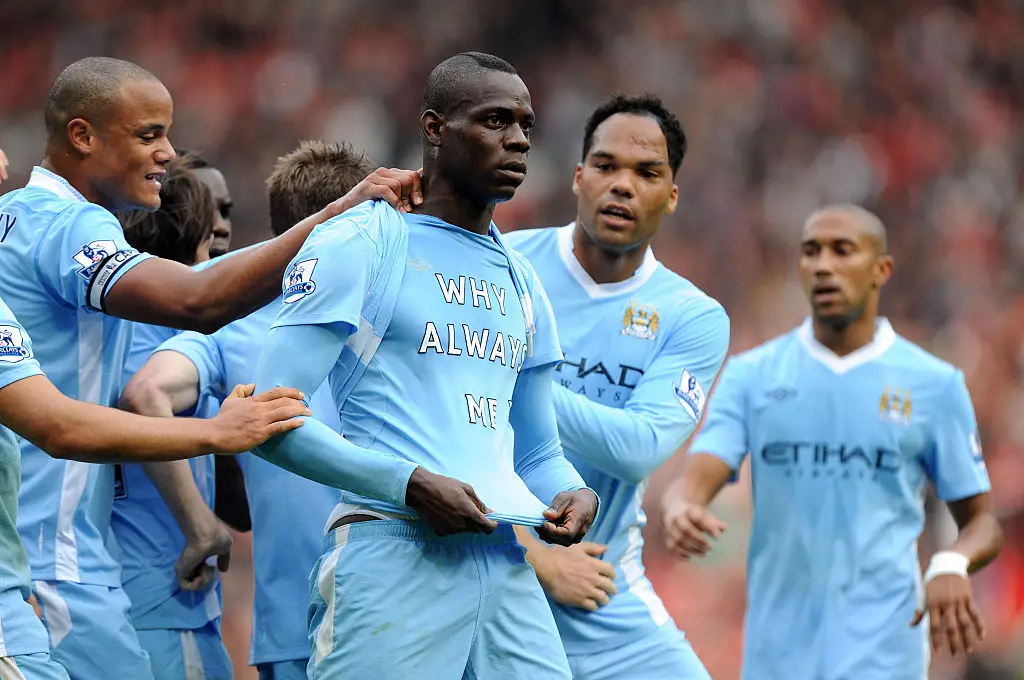 Mario Balotelli in action for Manchester City (Credit:Getty)