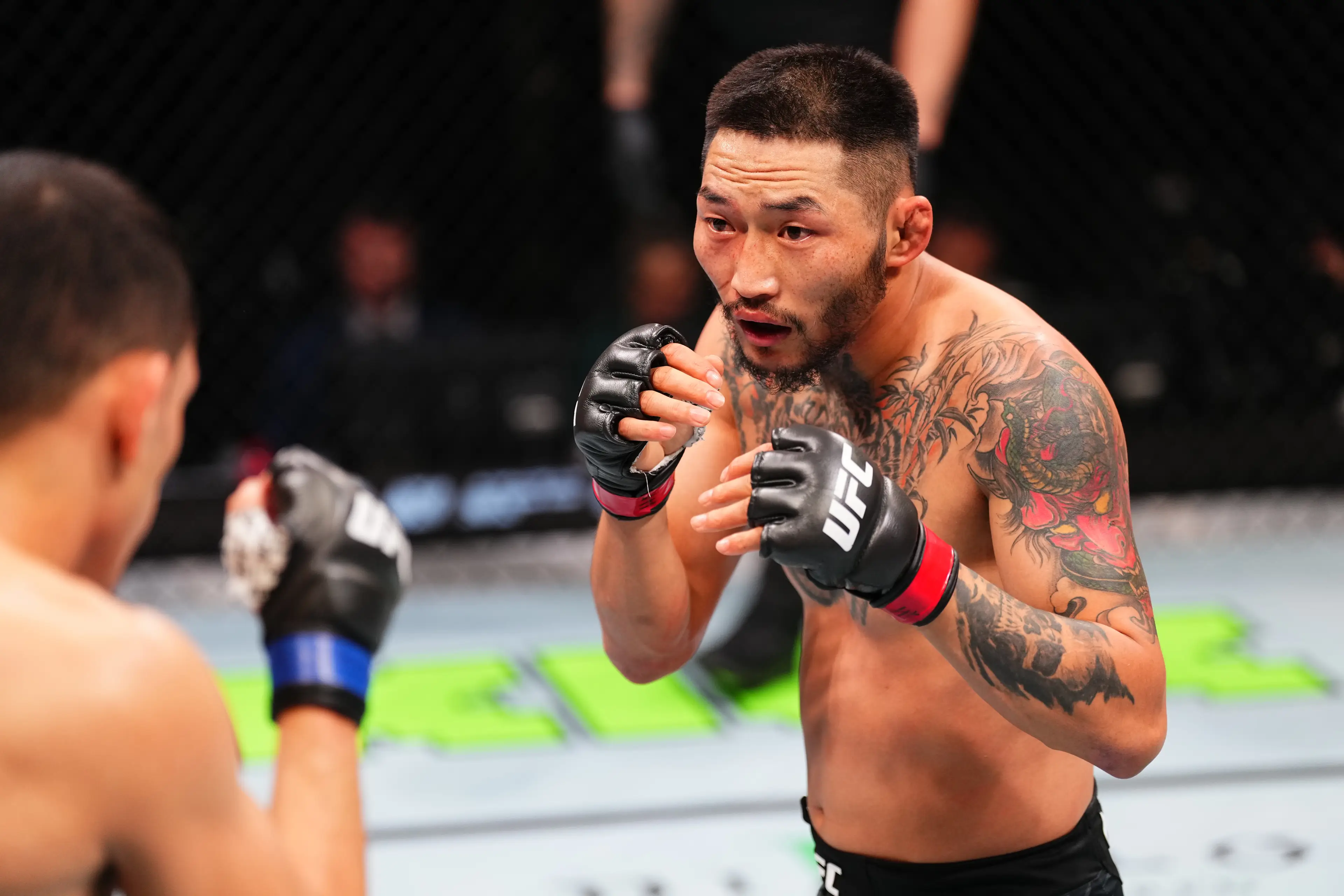 Nyamjargal Tumendemberel had weight issues at Friday's official weigh-in. Image: Getty 