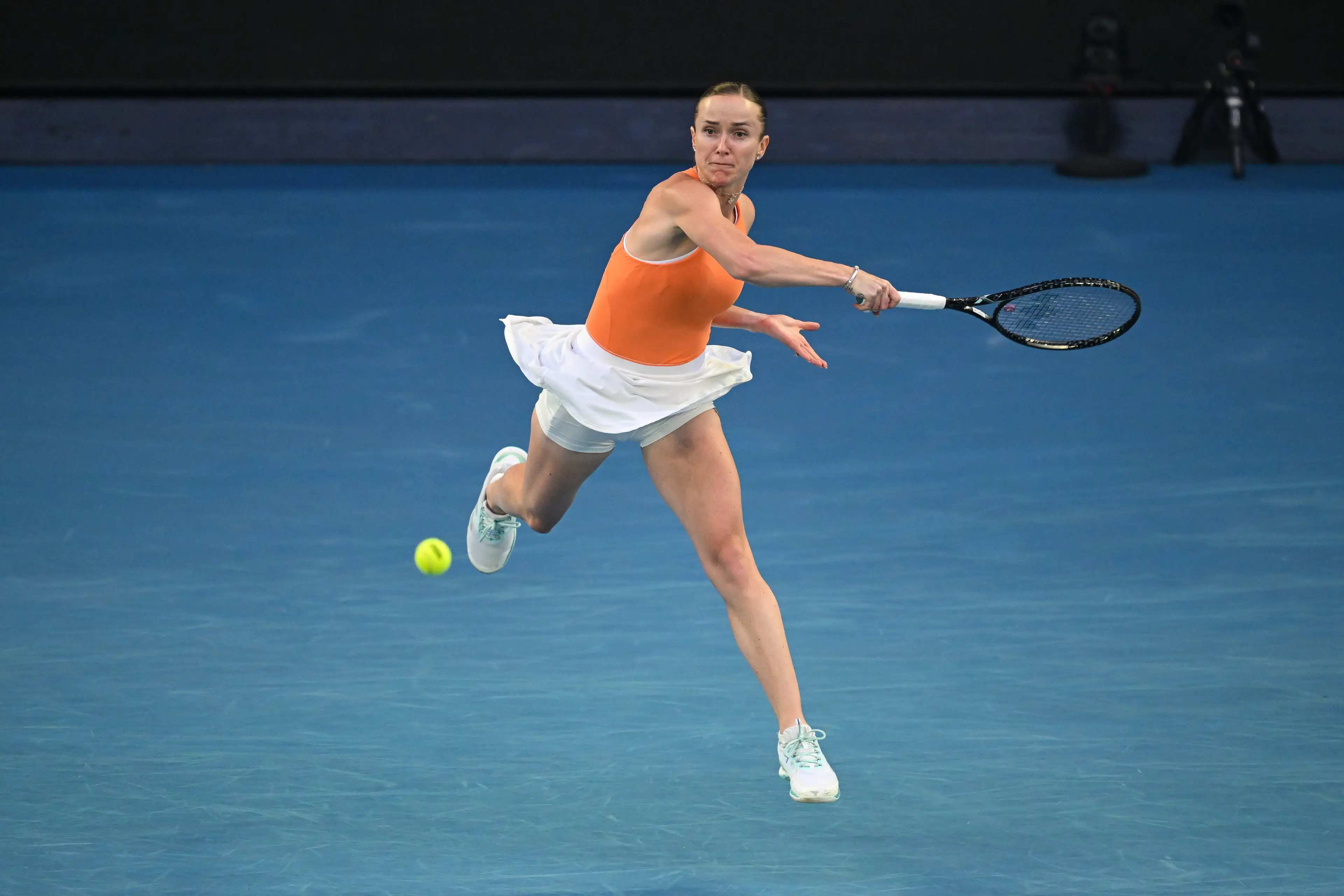 Elina Svitolina's perfect start to 2026 came to an end on Thursday. Image: Getty