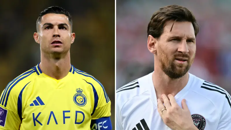 Cristiano Ronaldo didn't hesitate when asked who the true GOAT is out of him and Lionel Messi