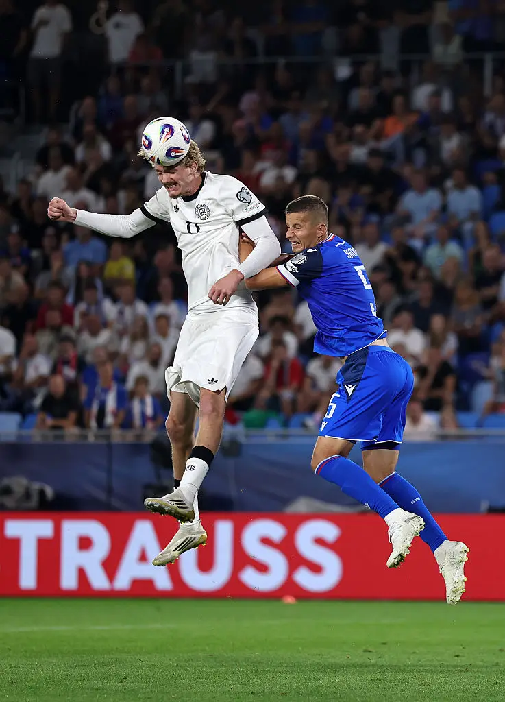 Nick Woltemade in action for Germany (Credit:Getty)