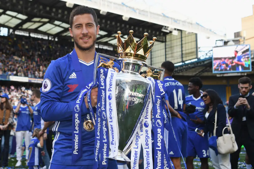 Eden Hazard won the Premier League with Chelsea in 2017 (Credit:Getty)