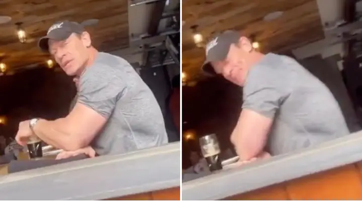 John Cena praised for response to fan who approached him while eating