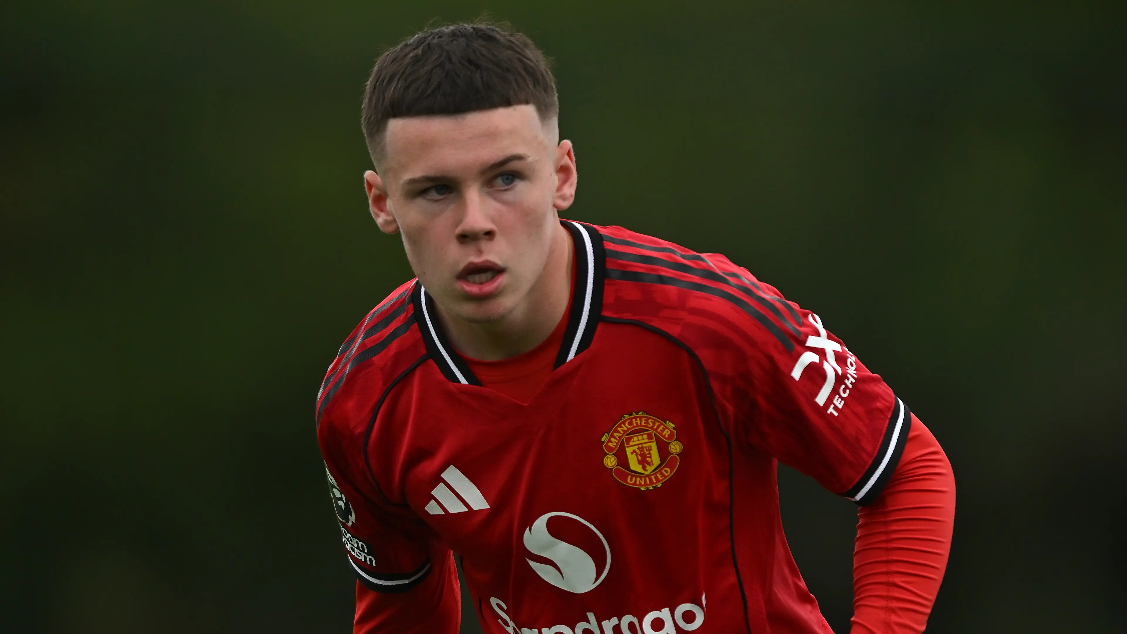 Kai Rooney in action for Man Utd (Credit:Getty)