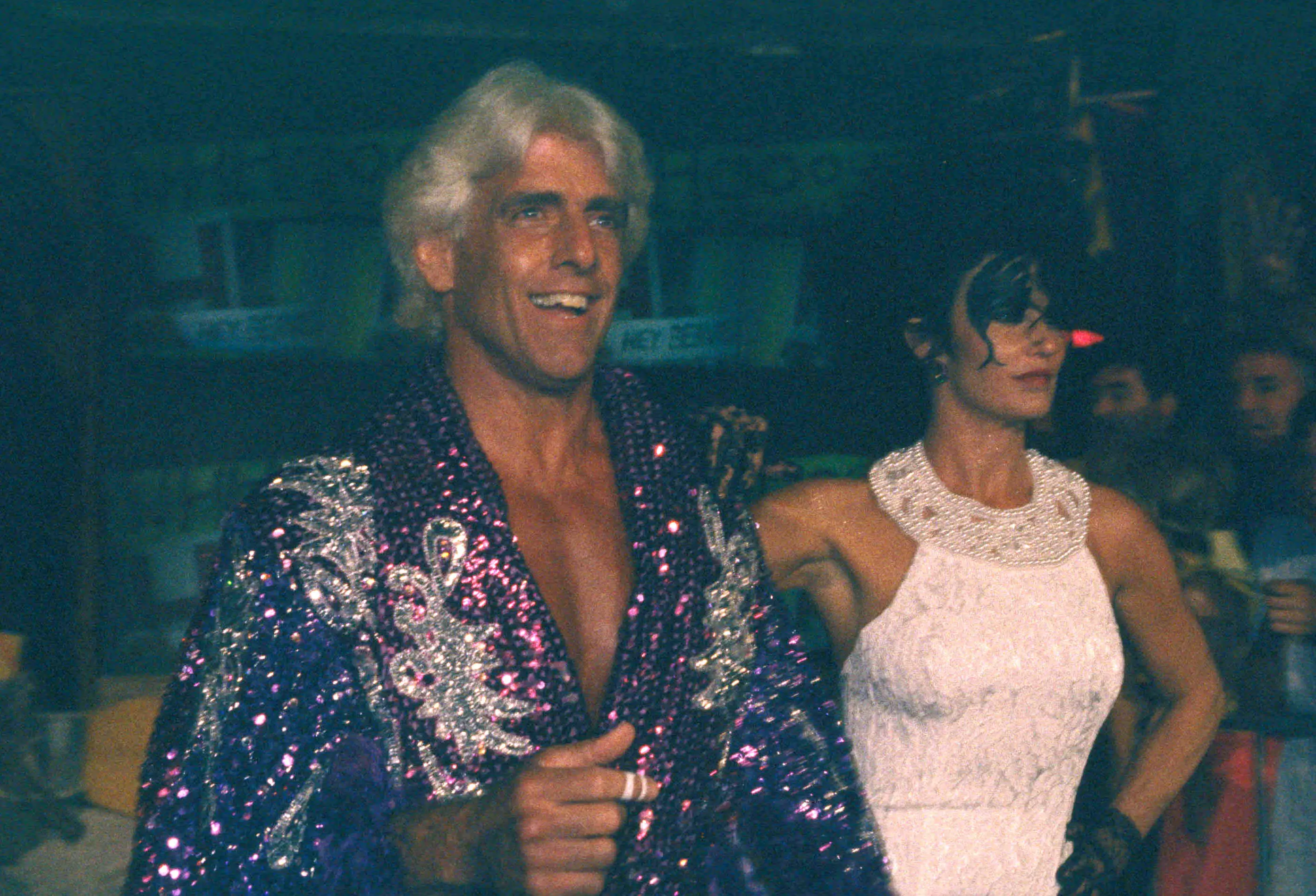 Flair at WCW's Bash at the Beach in 1994. Image: PA Images