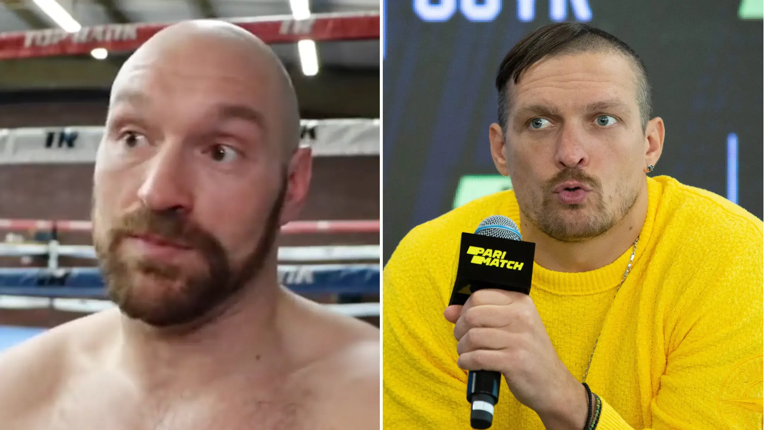 Footage of Tyson Fury claiming he won't fight 'foreigner' Oleksandr Usyk re-emerges