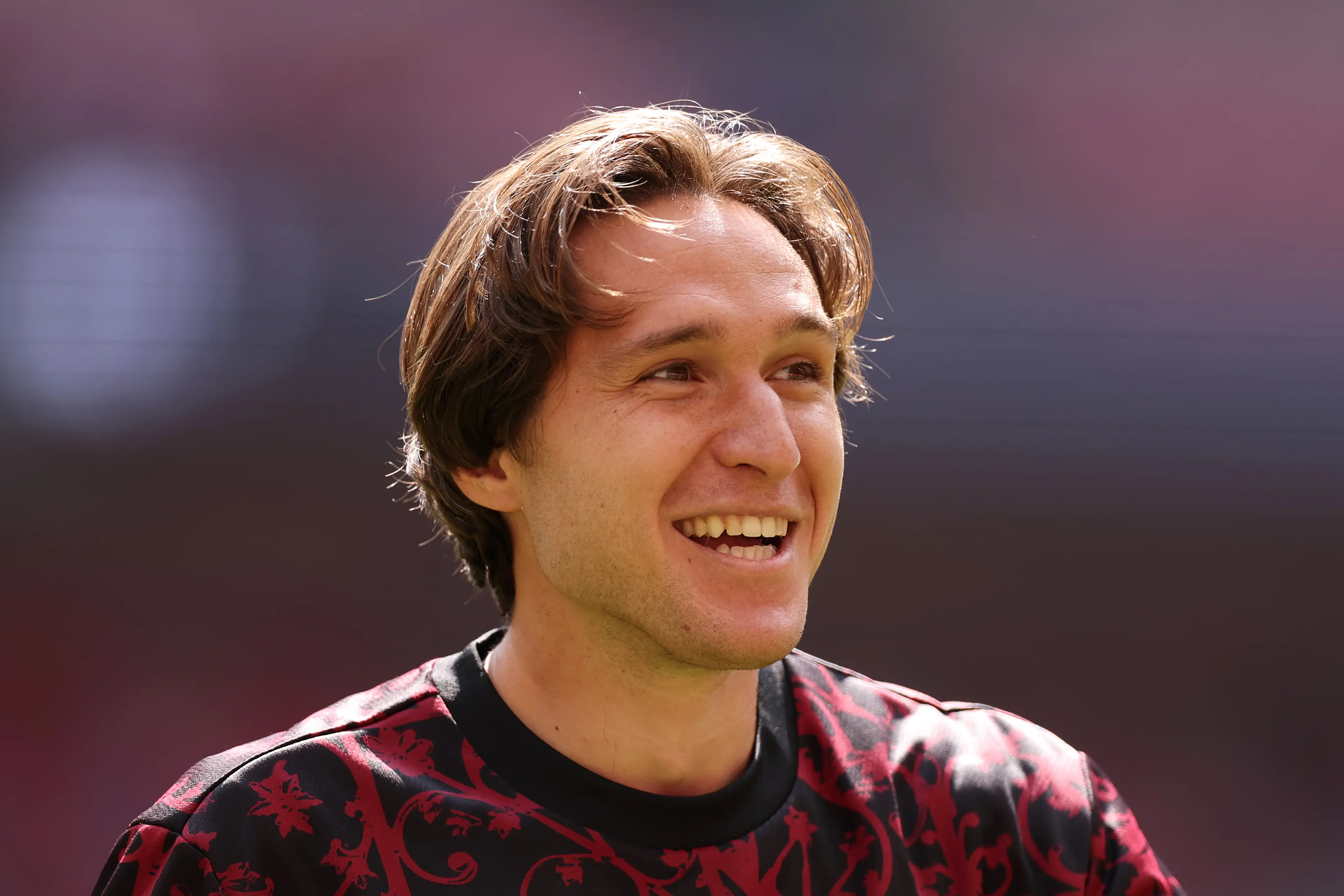 Federico Chiesa looked set to leave Liverpool. Image: Getty