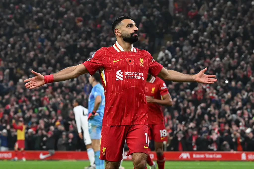 Mohamed Salah has ten goals and ten assists in 17 appearances for Liverpool this season. (Image: Getty)
