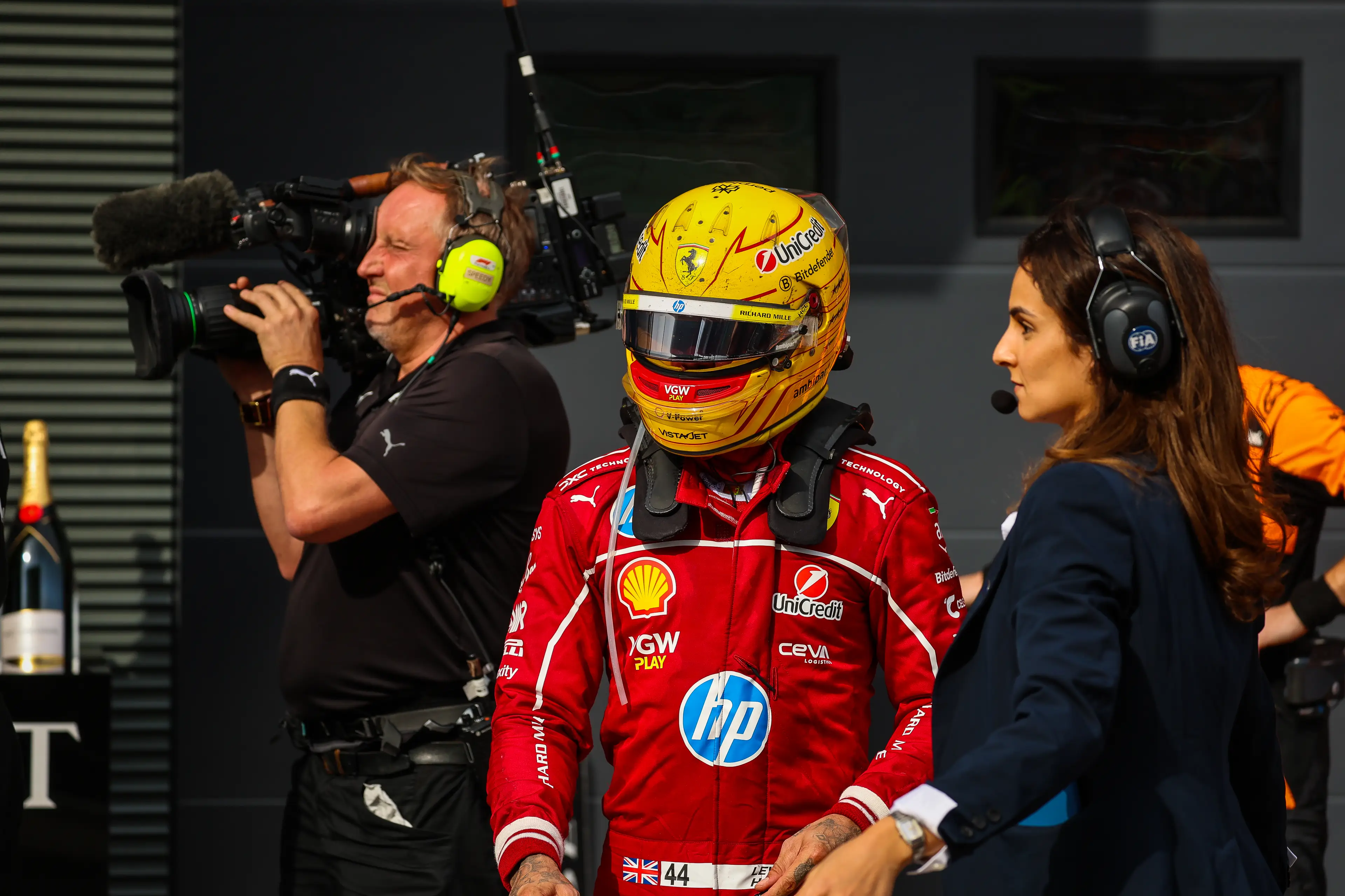 Lewis Hamilton claimed Ferrari should replace him (Getty)