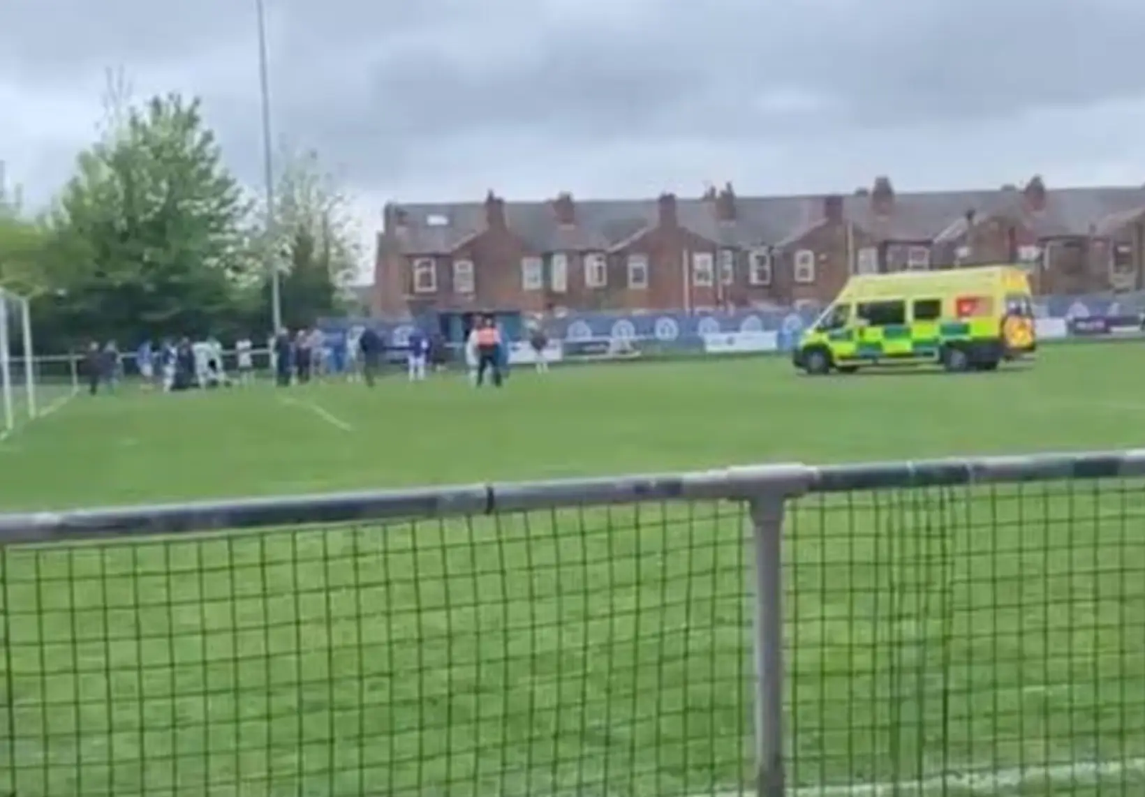 Ireland was taken to hospital after the incident. Image credit: TikTok