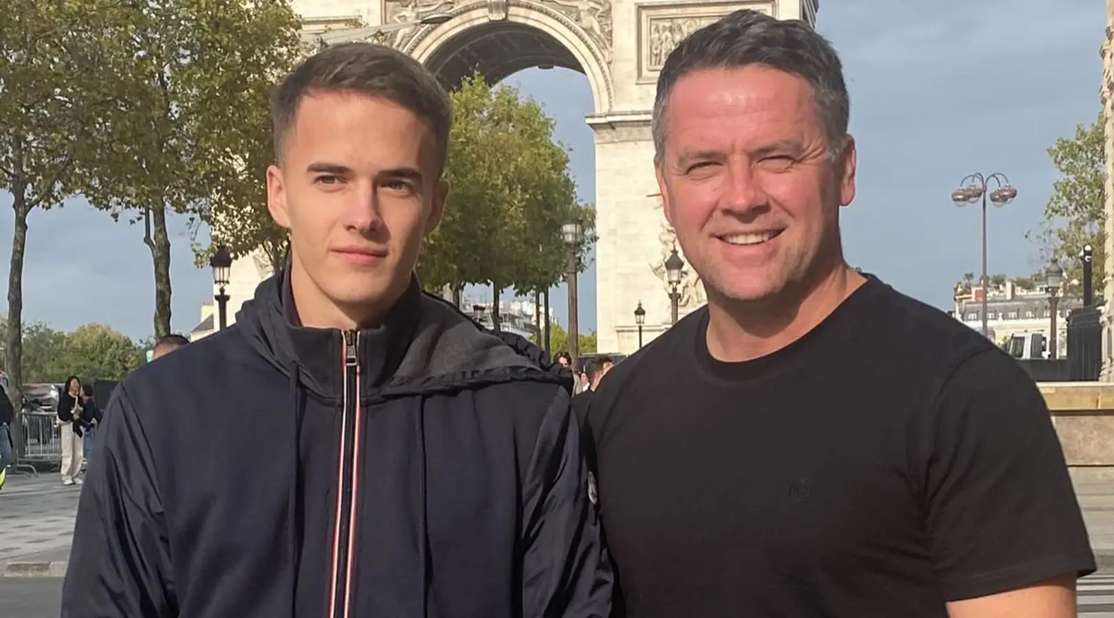 Michael Owen and son James (Michael Owen Instagram)