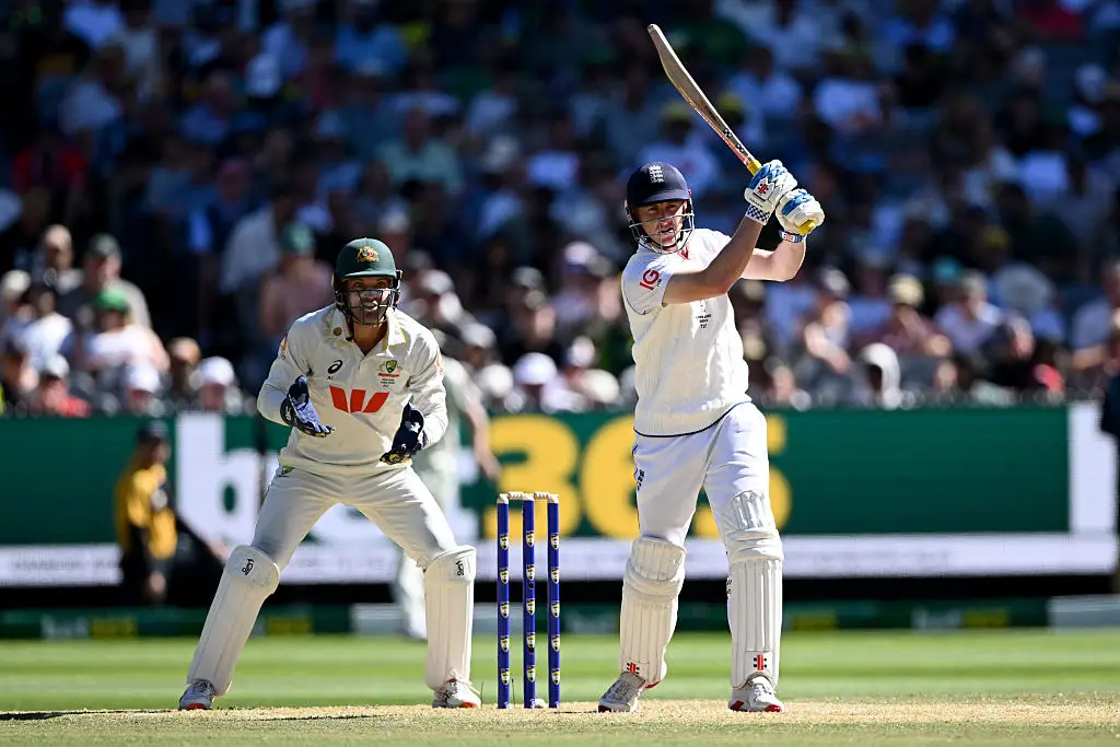 Harry Brook hit the winning runs for England against Australia (Credit:Getty)