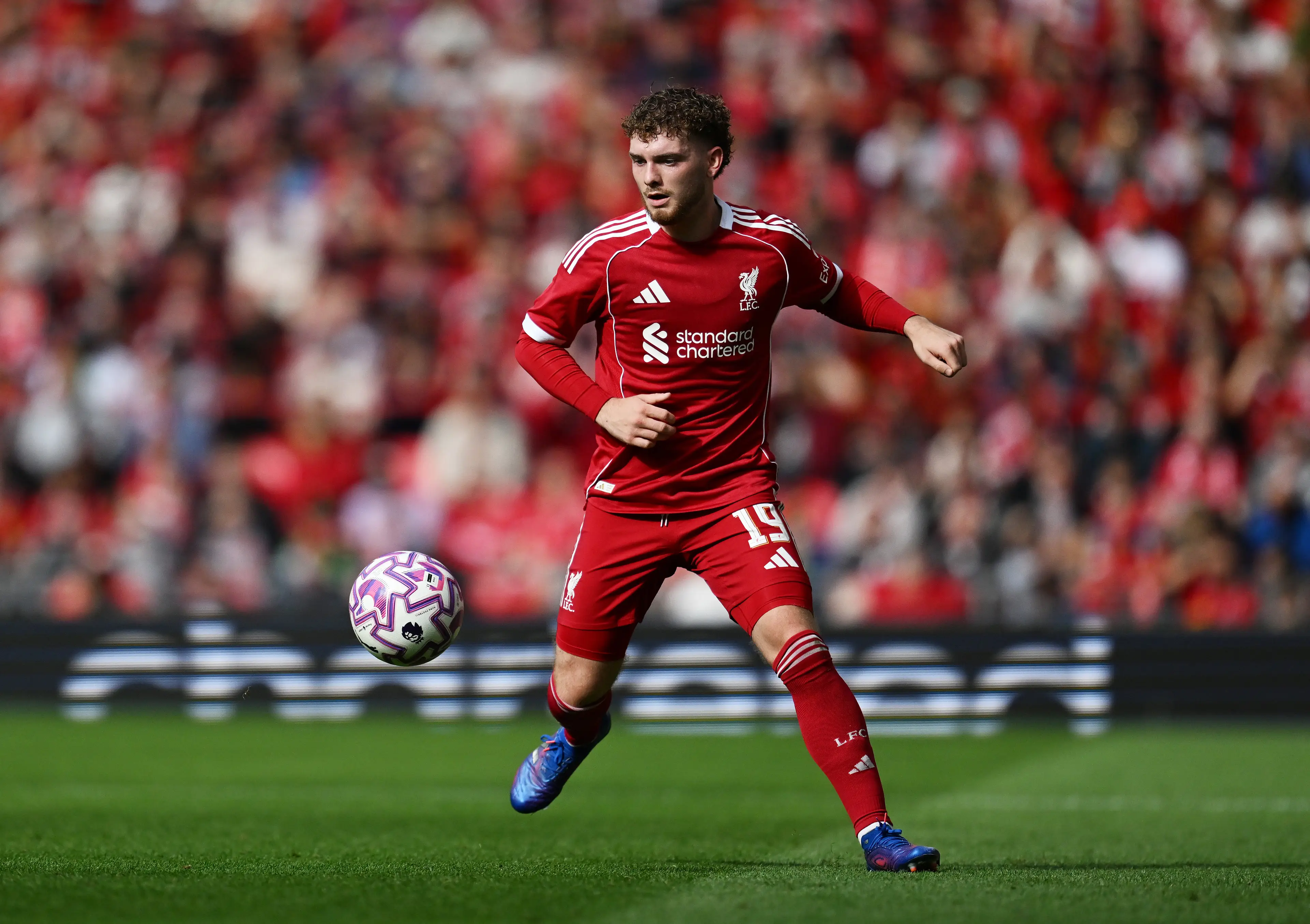 Harvey Elliott has been linked with a move away from Anfield. Image: Getty