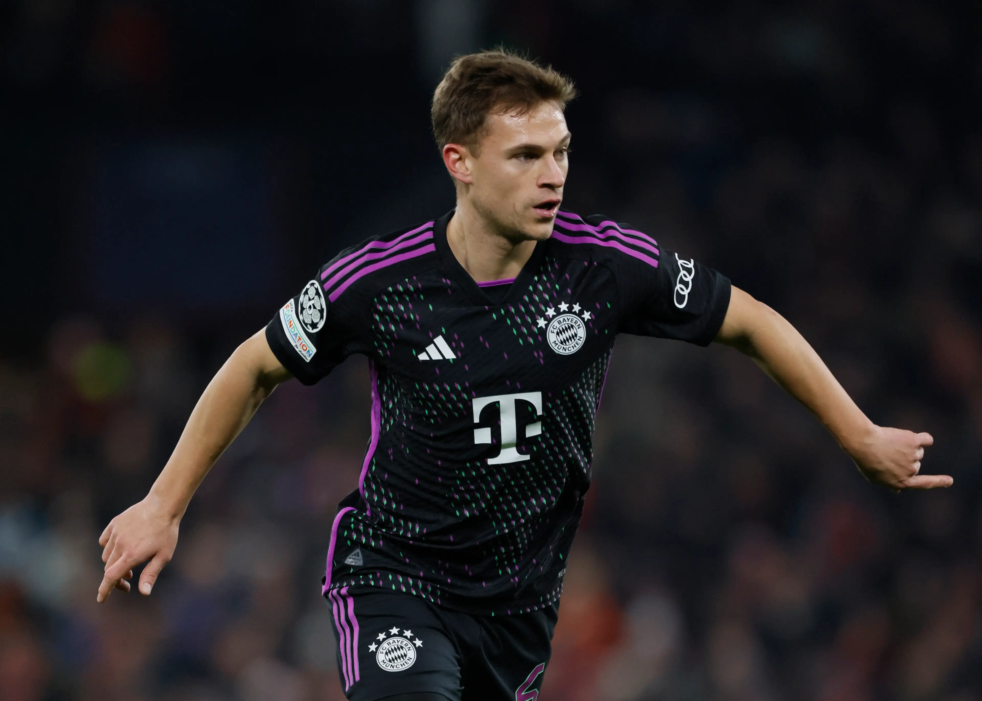 Joshua Kimmich in action for Bayern Munich. Image: Getty 