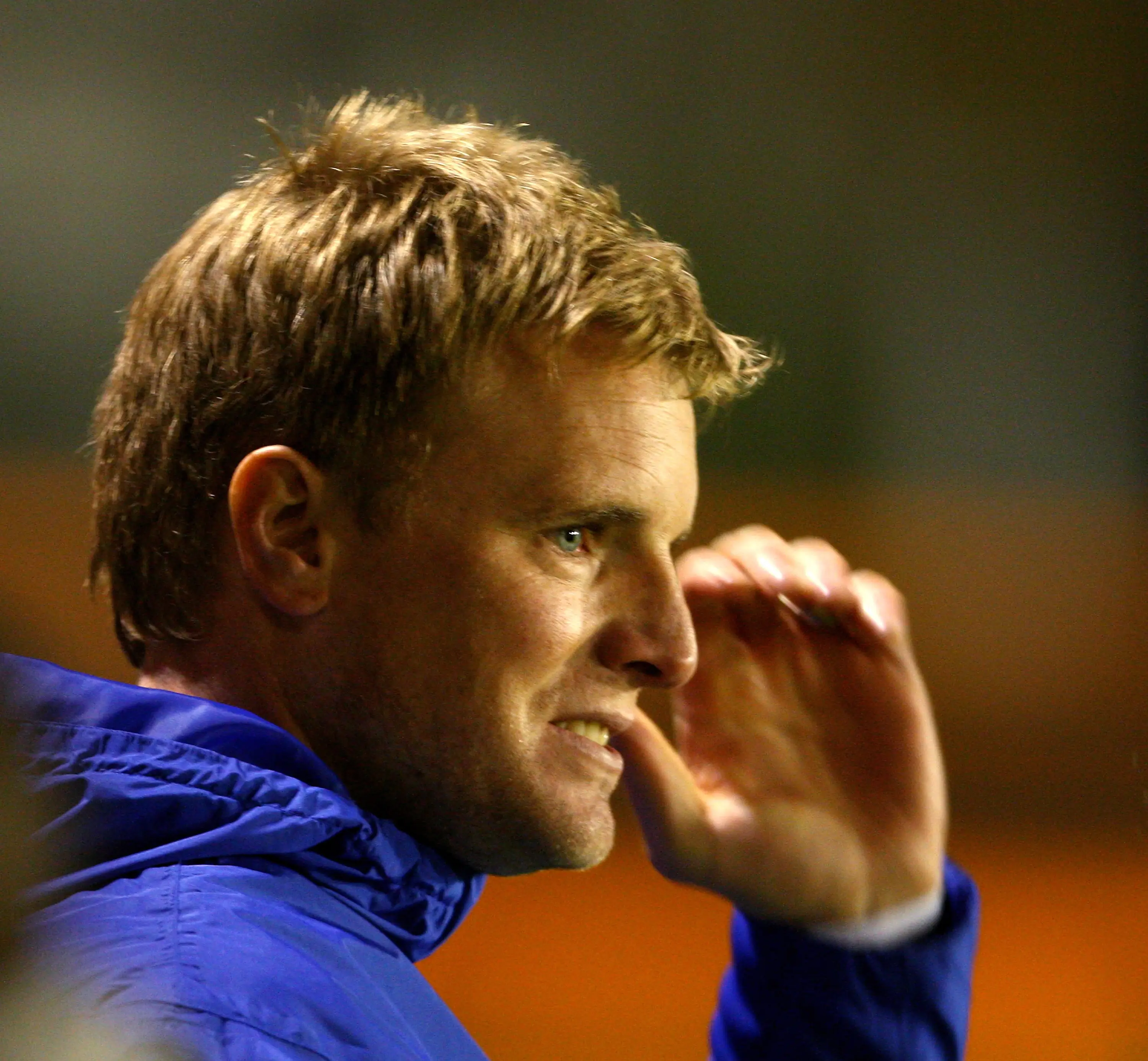 Eddie Howe during a League Two match between Barnet and AFC Bournemouth in 2009. Image credit: Getty