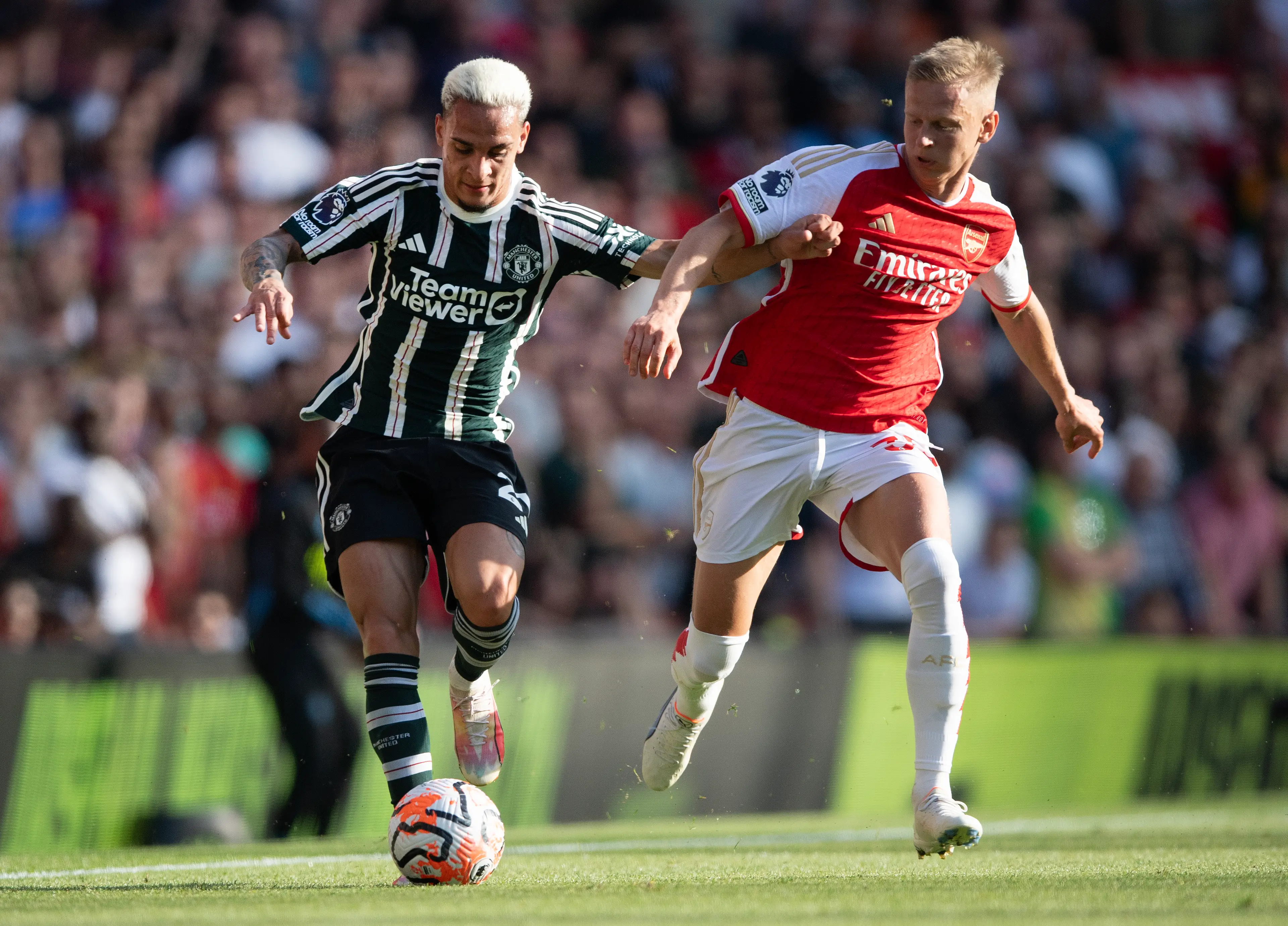 Antony in action for Manchester United. Image: Getty