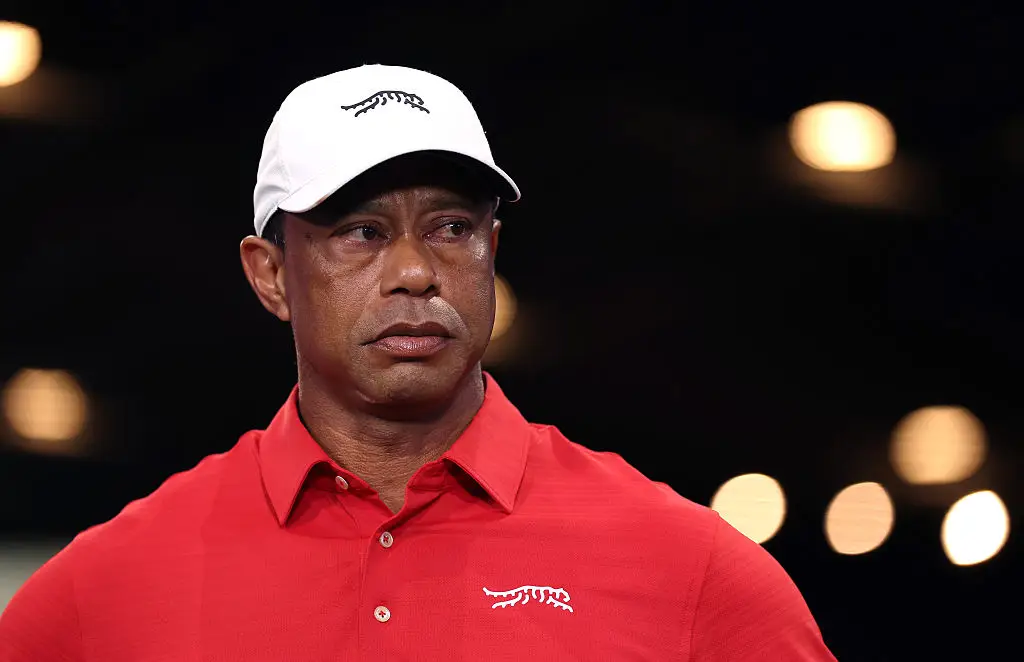 Tiger Woods will not feature at The Masters this year. (Image: Adam Glanzman/TGL/TGL Golf via Getty Images)