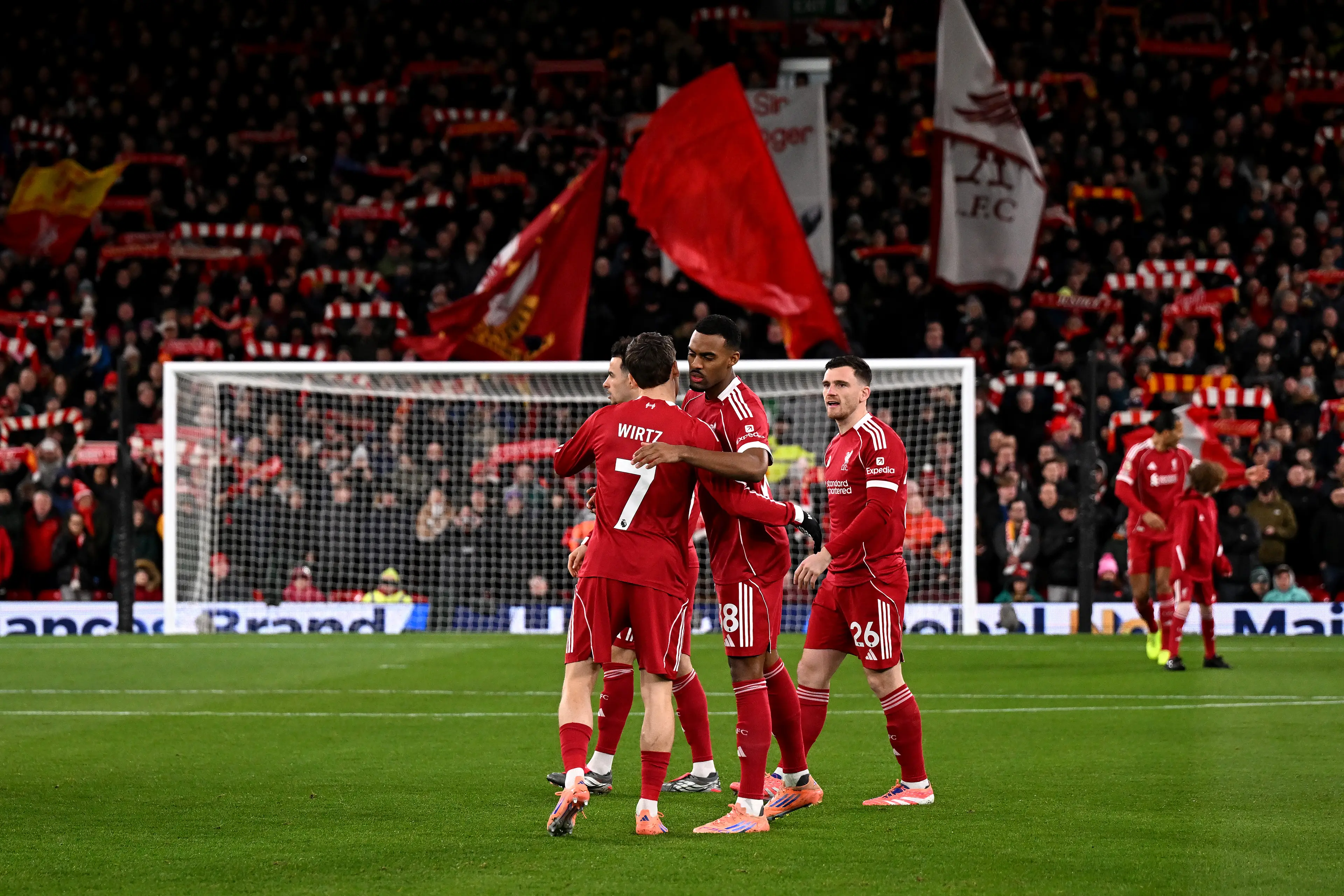 Gravenberch is a first-team regular at Anfield. Image credit: Getty