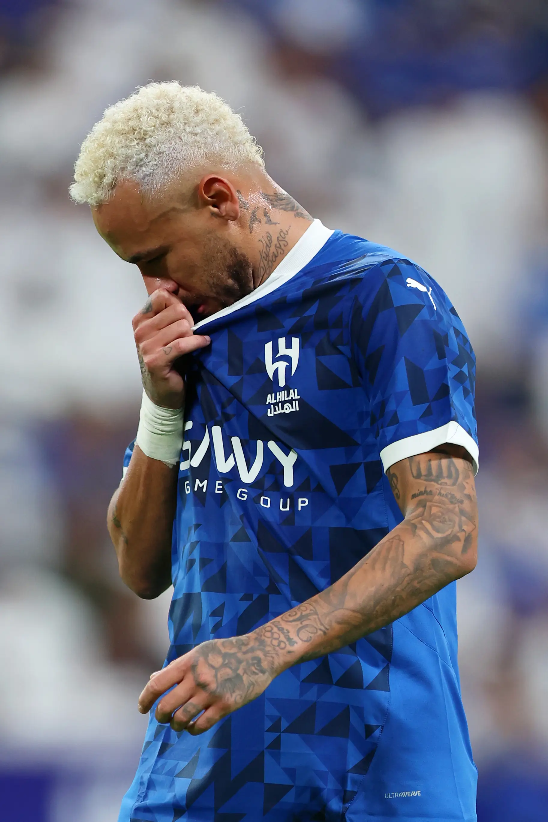 Neymar has had a difficult time at Al Hilal in Saudi Arabia. Image: Getty