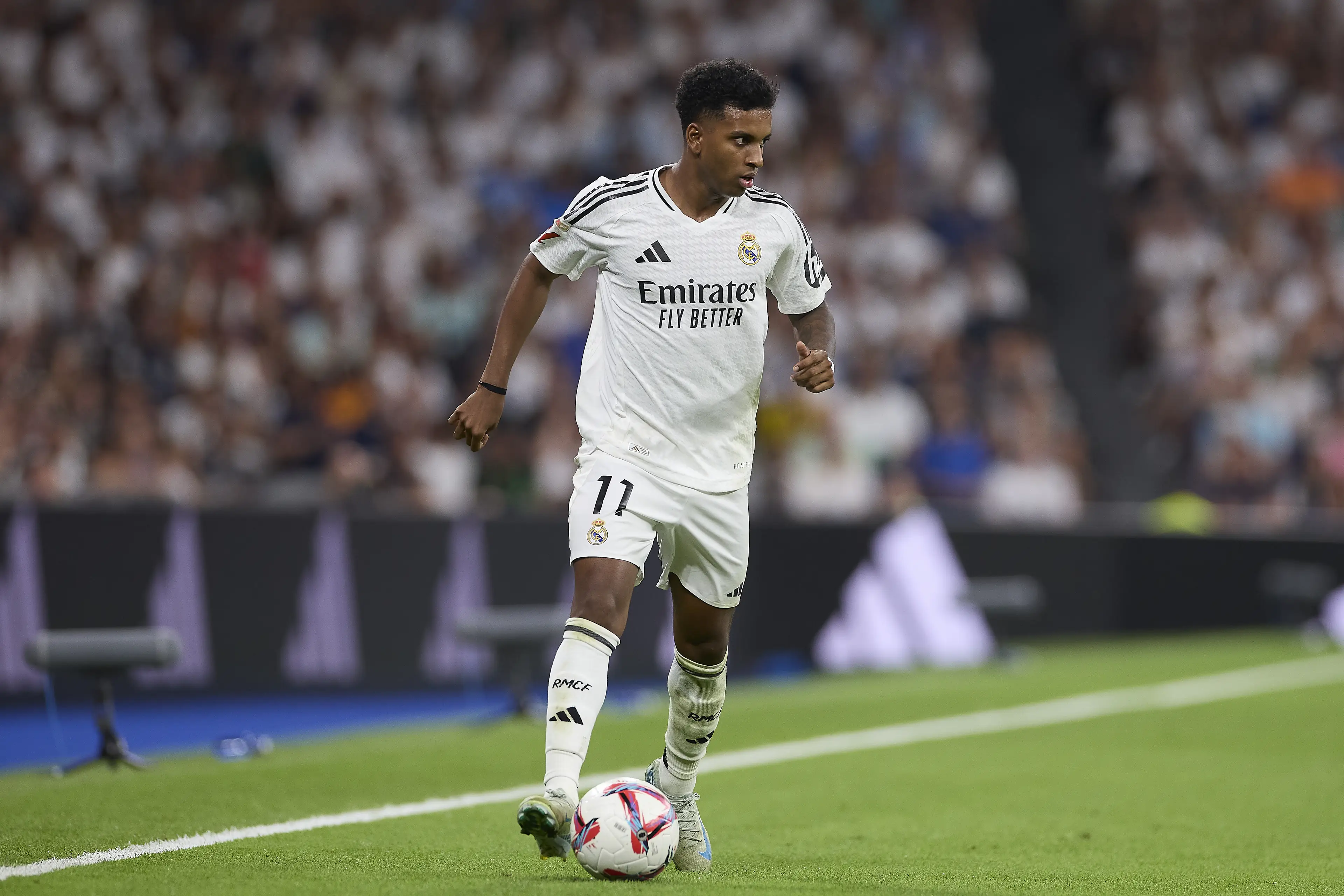 Rodrygo in action for Real Madrid. Image: Getty