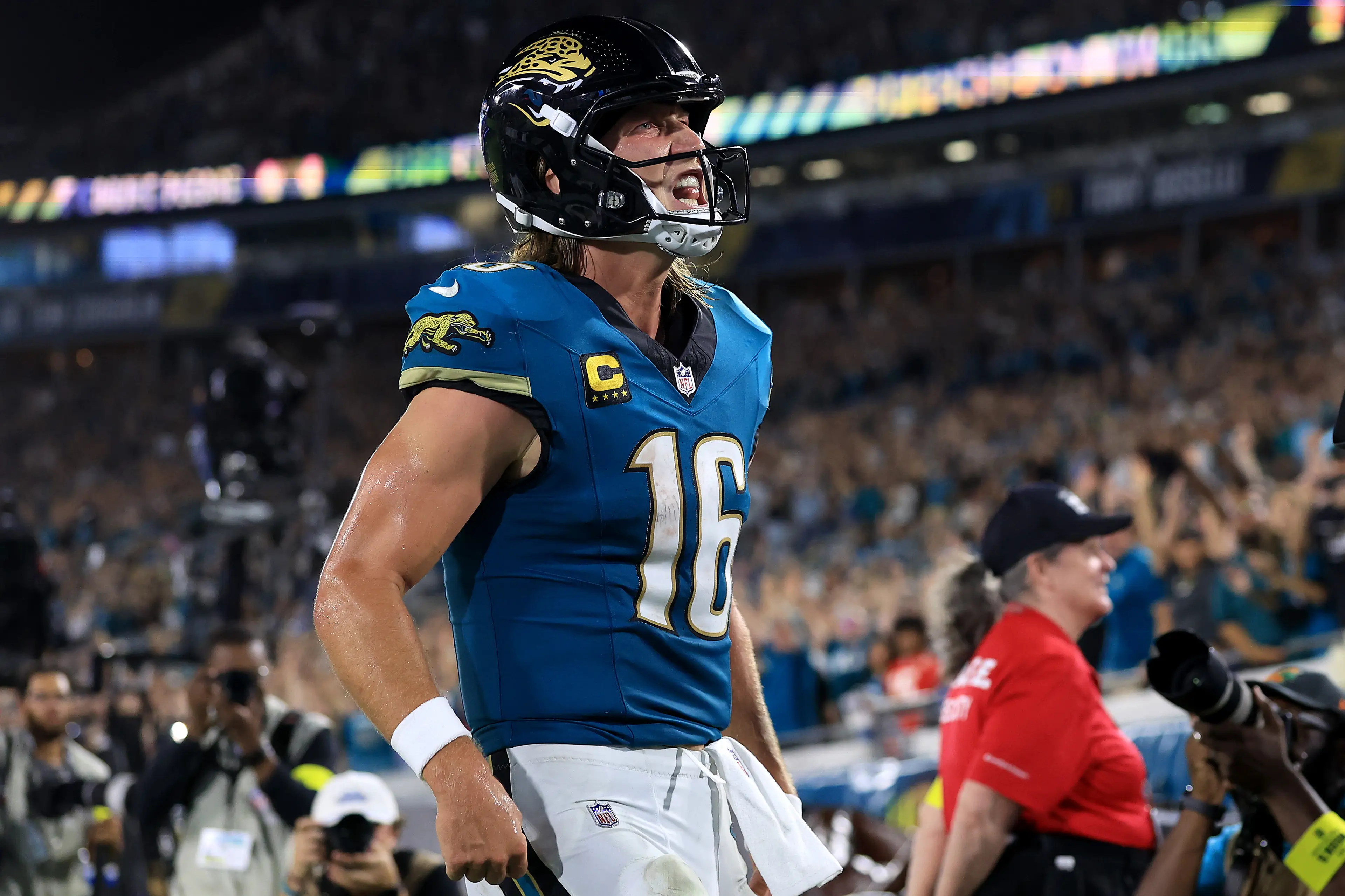 Trevor Lawrence. Image: Mike Carlson / Stringer via Getty