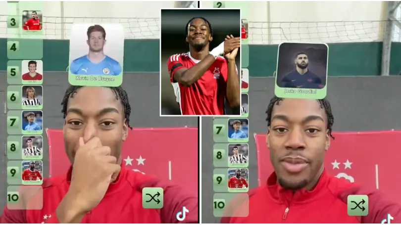 Nottingham Forest via TikTok/Getty