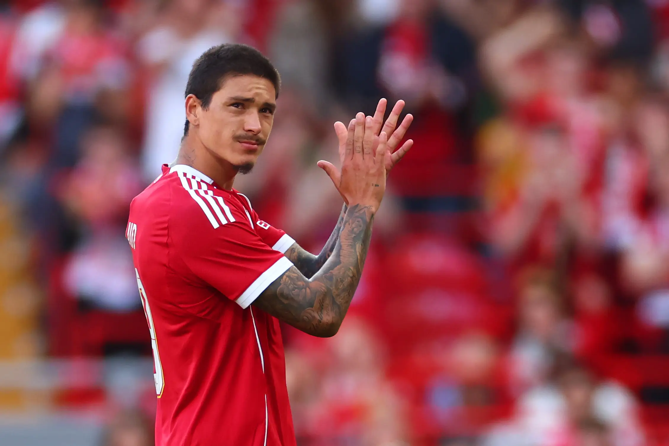 Darwin Nunez could soon leave Liverpool. Image: Getty