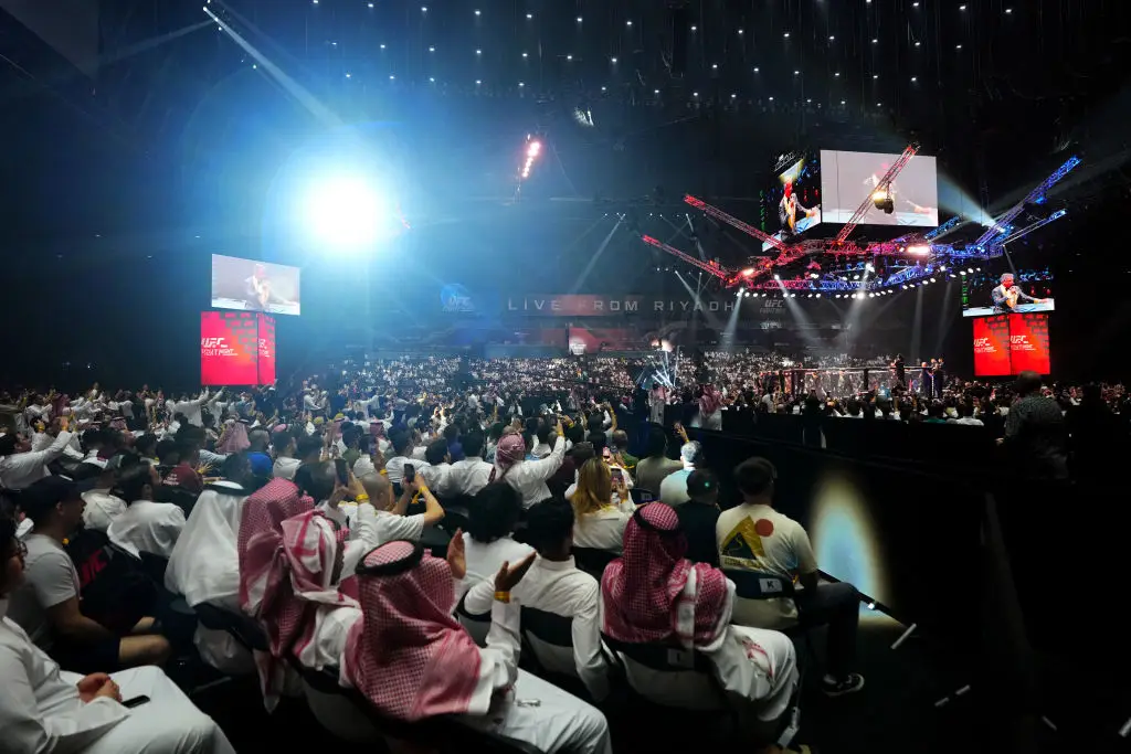The Kingdom Arena in Saudi Arabia (Credit:Getty)