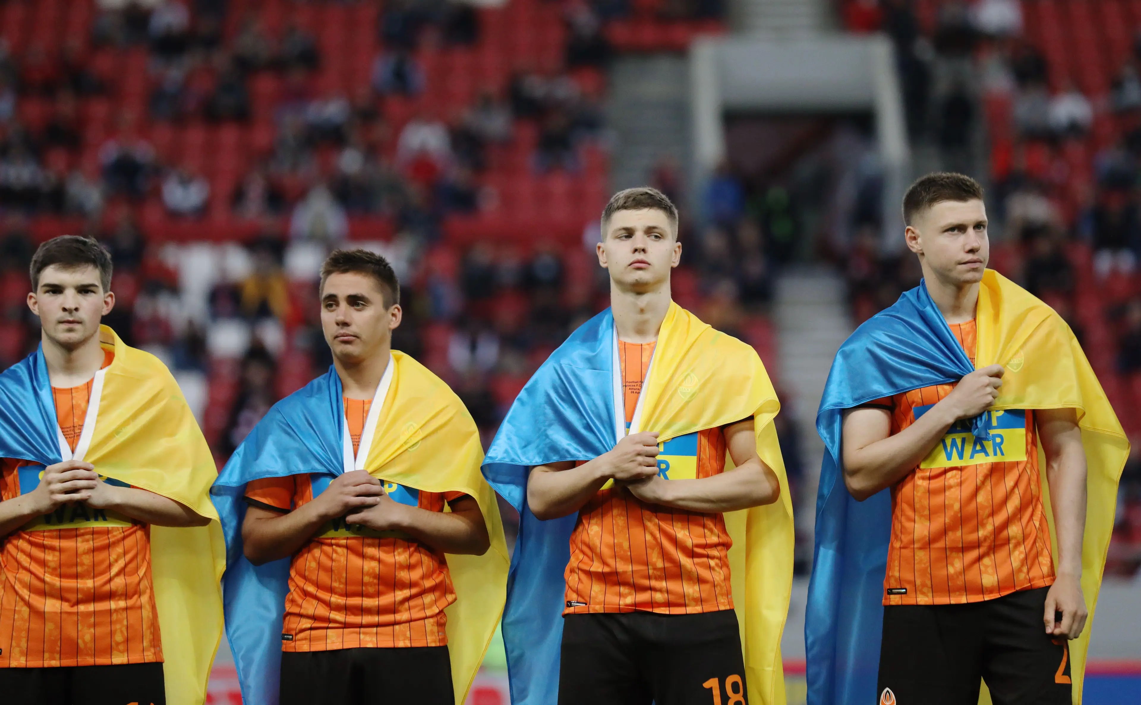 The match was part of the Shakhtar Global Tour for Peace (Image: PA)