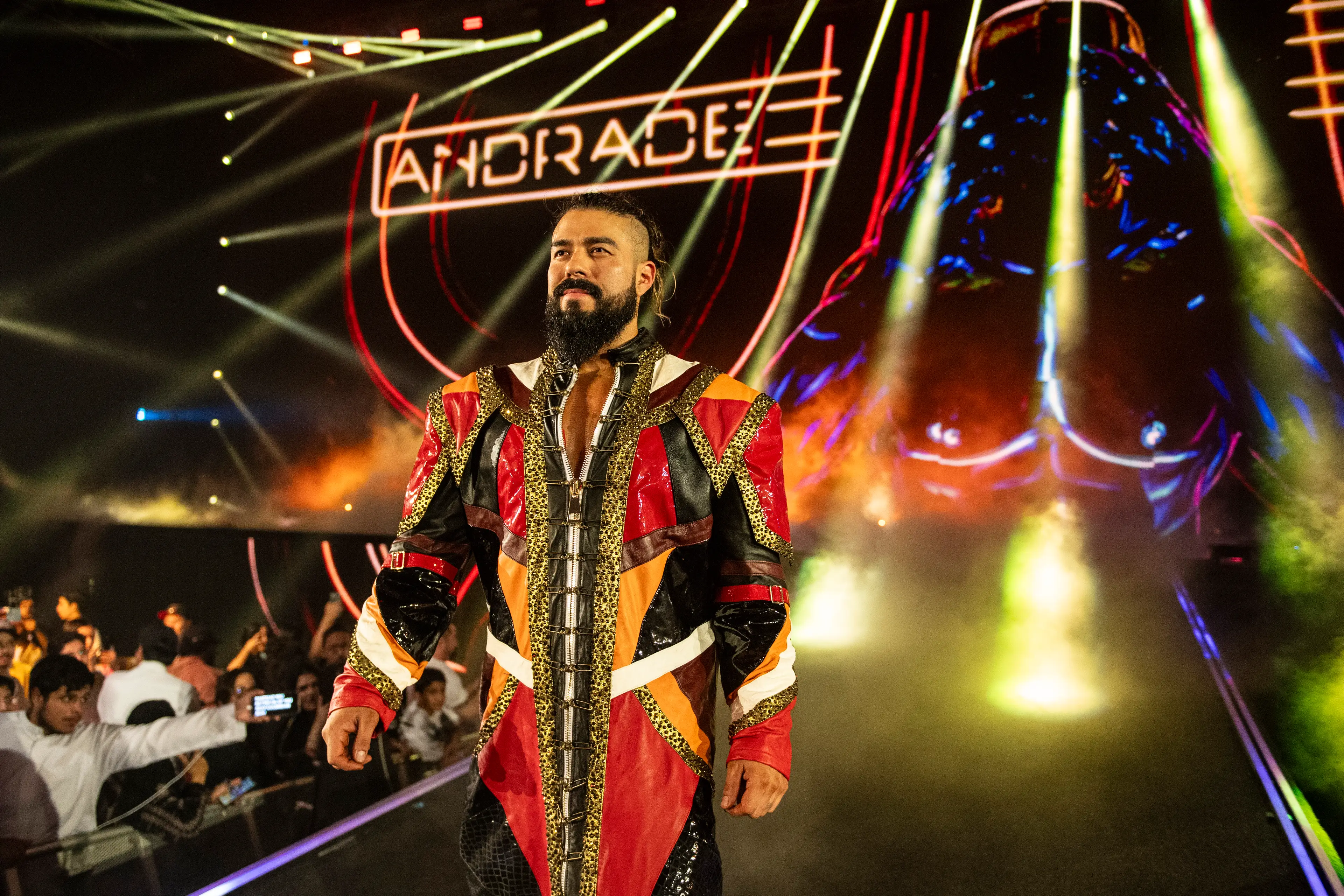 Andrade left WWE in September. Image: Getty