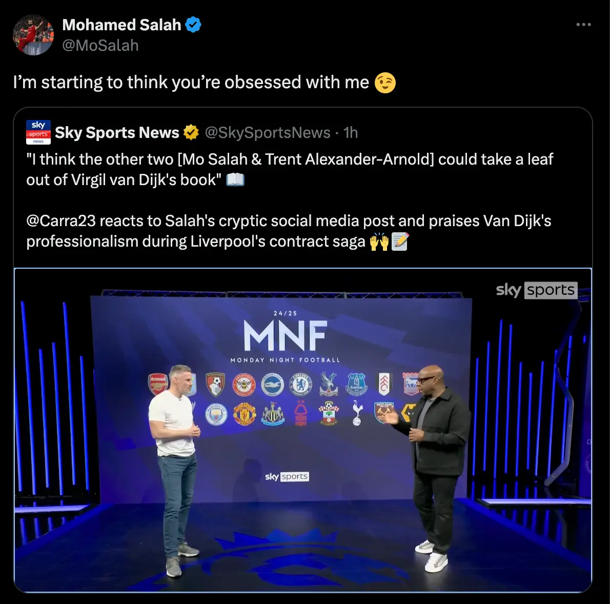 Image: Twitter/@SkySportsPL