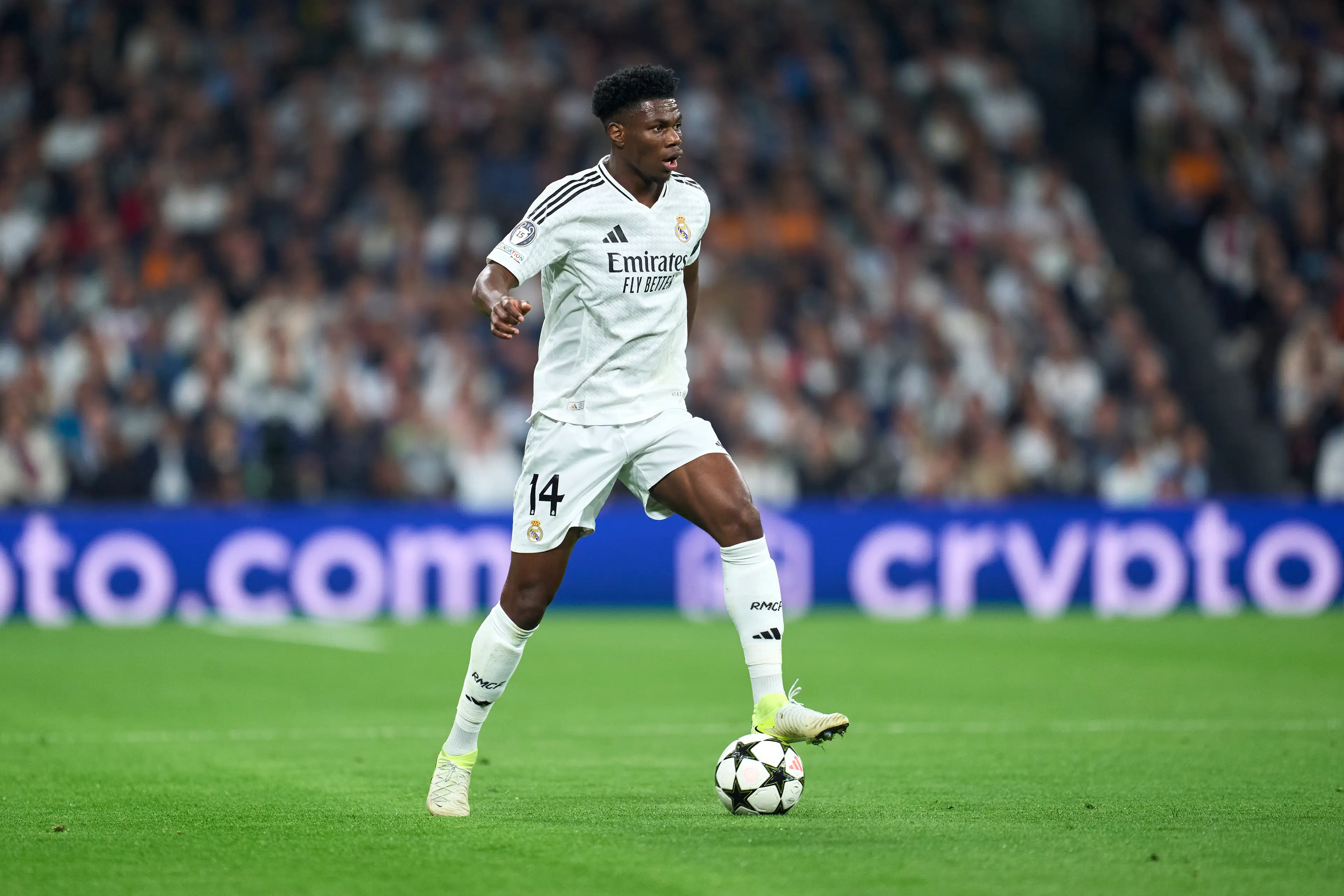 Aurelien Tchouameni in action for Real Madrid. Image: Getty
