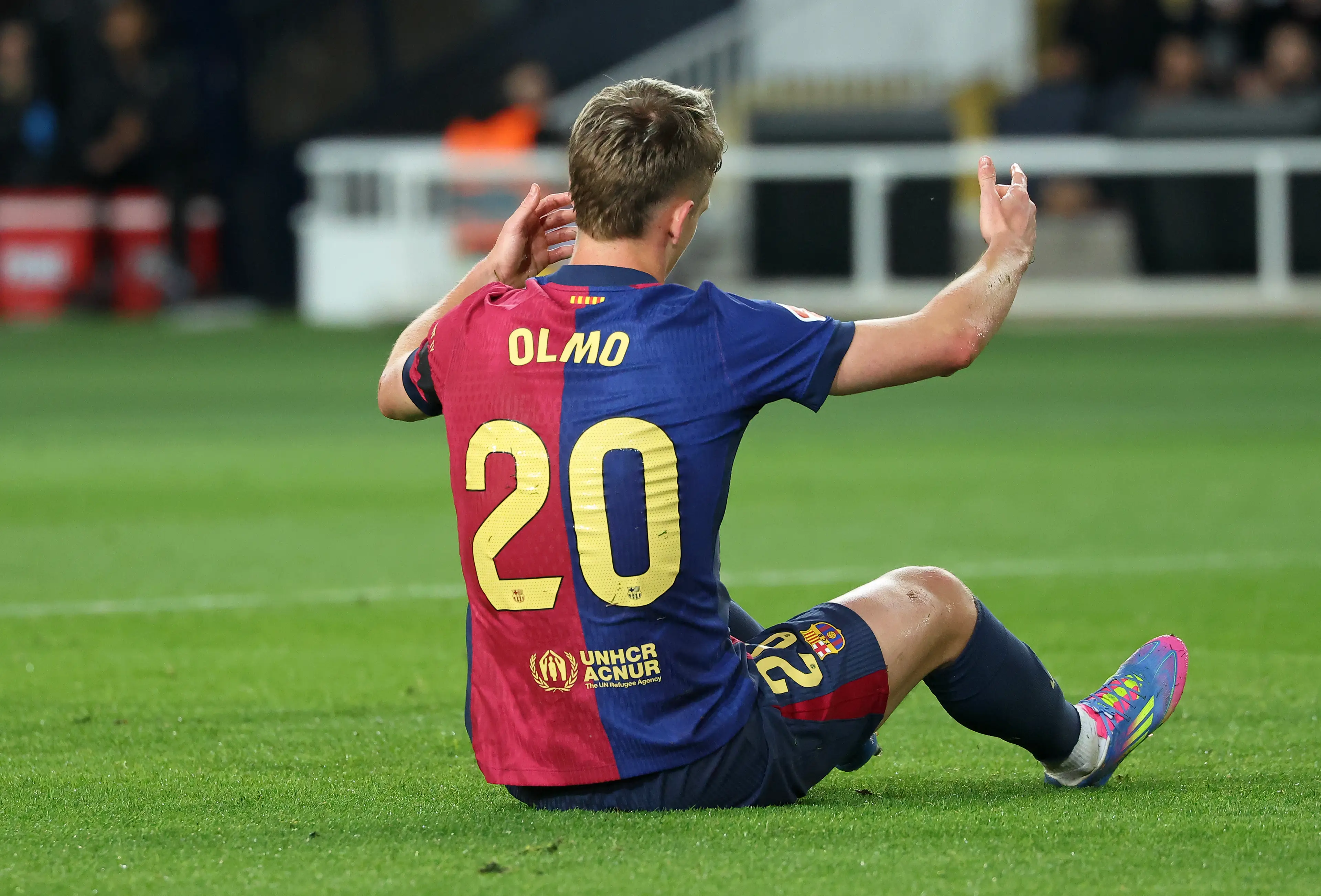 Olmo has featured heavily for Barca this season. Image credit: Getty