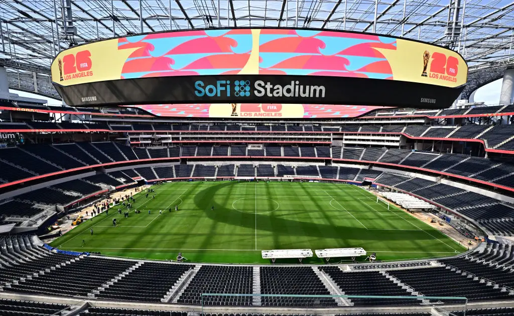 The Los Angeles Stadium will host eight World Cup matches (Credit:Getty)