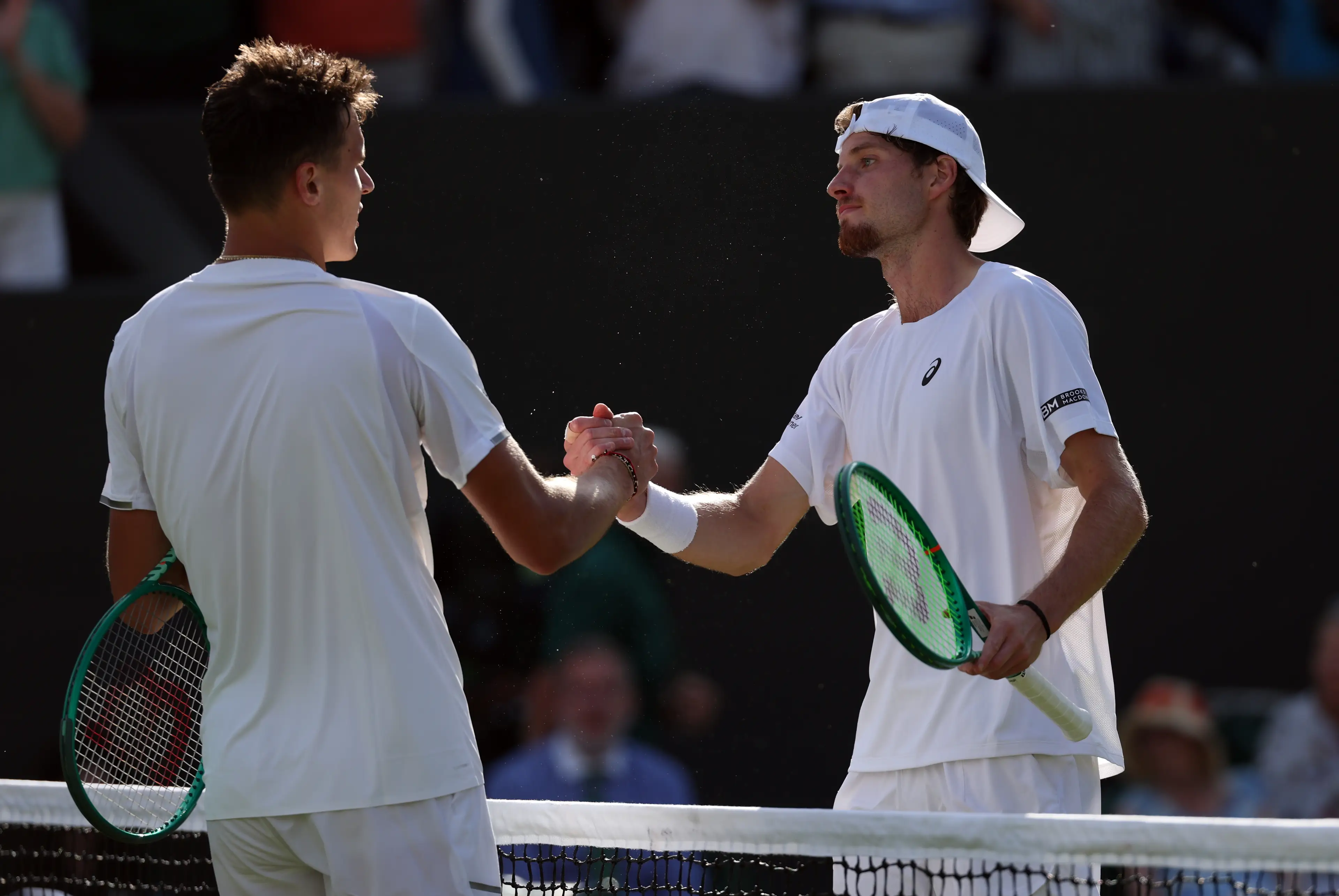 Toby Samuel at Wimbledon. (Getty Images)
