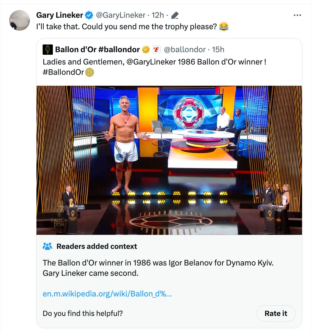 Image credit: X/@ballondor