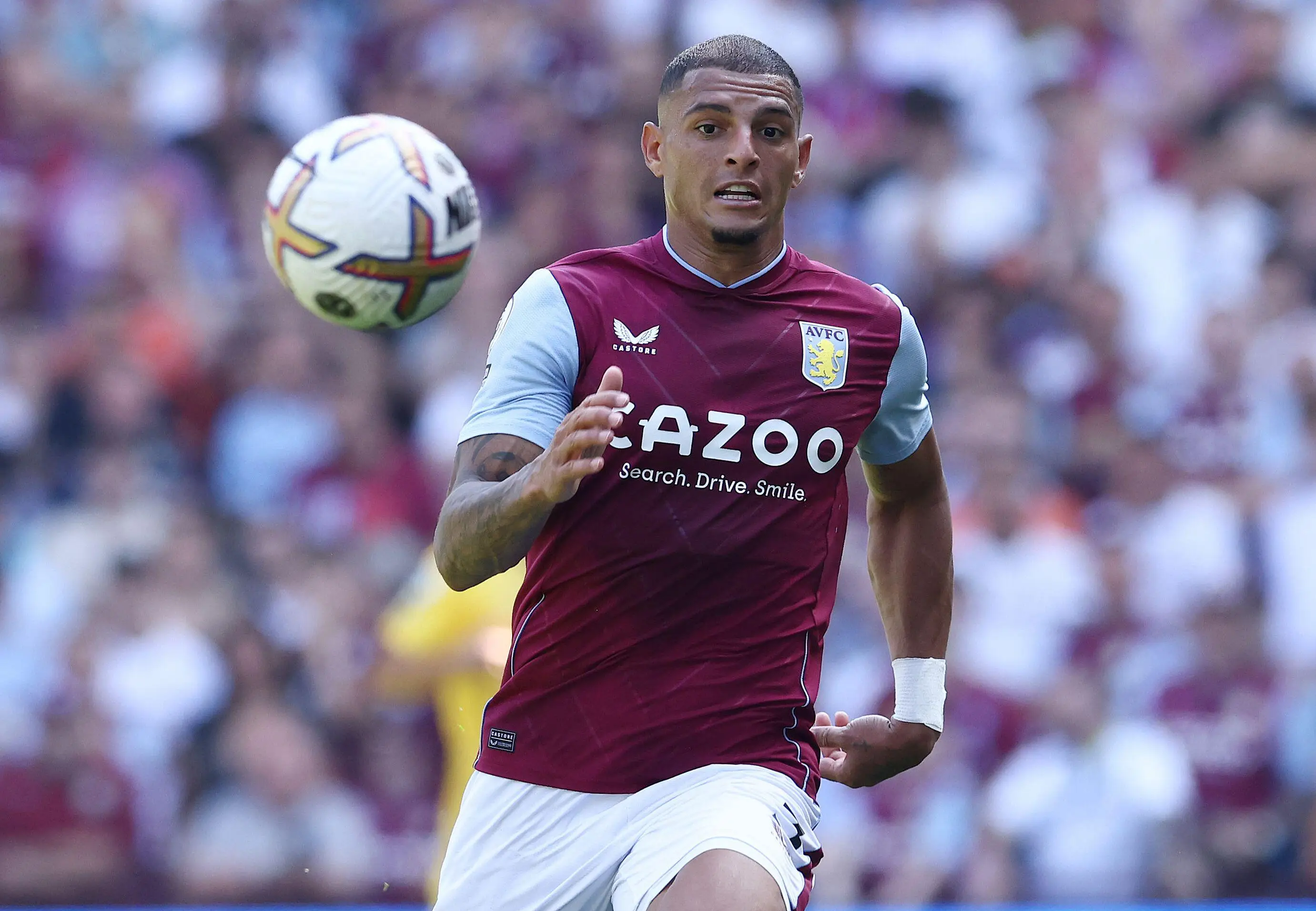 Carlos is out with injury after joining Villa from Sevilla. (Image