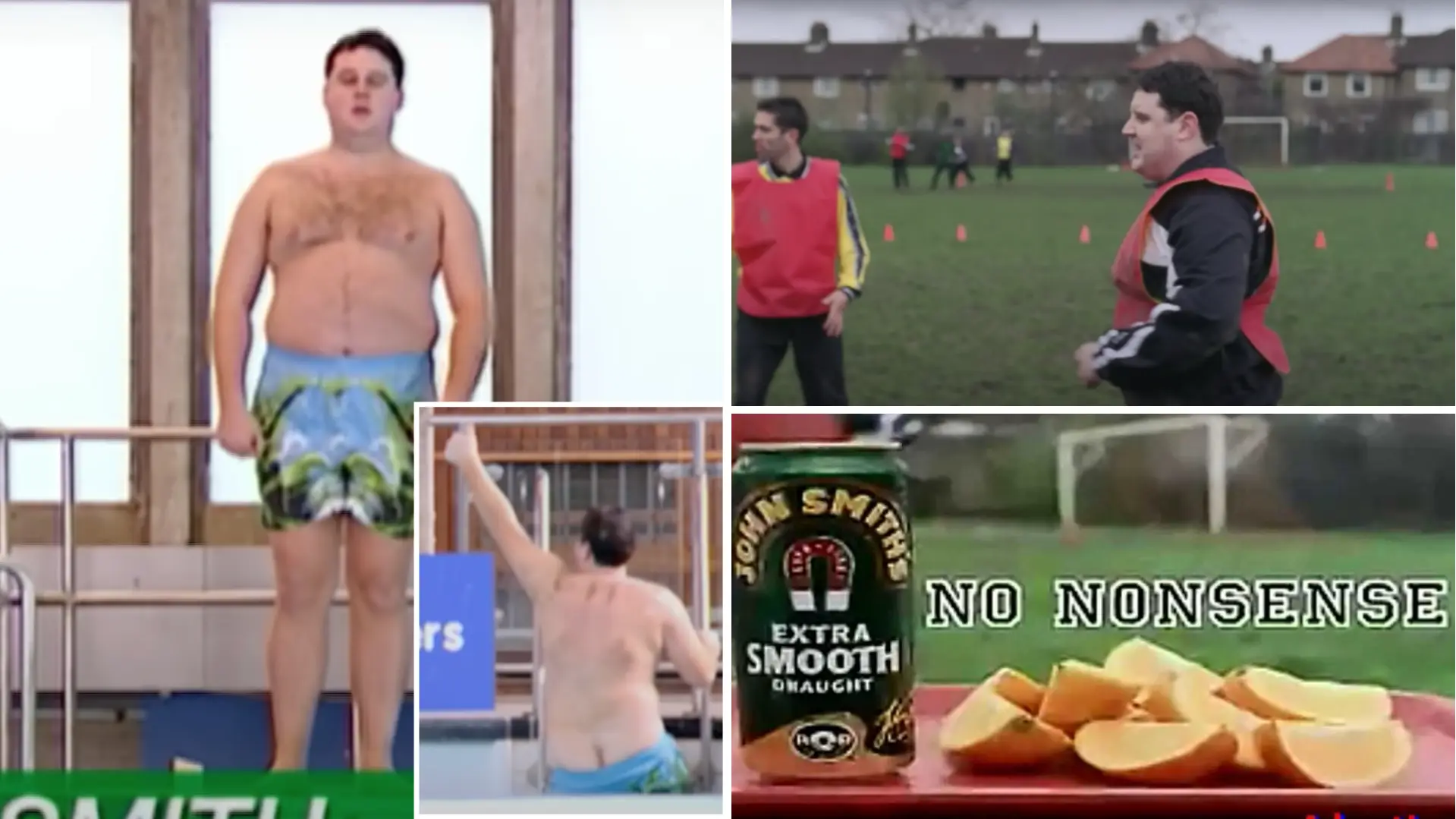 Peter Kay's legendary sports-themed John Smith's adverts was peak comedy on TV as a kid, they've aged so well