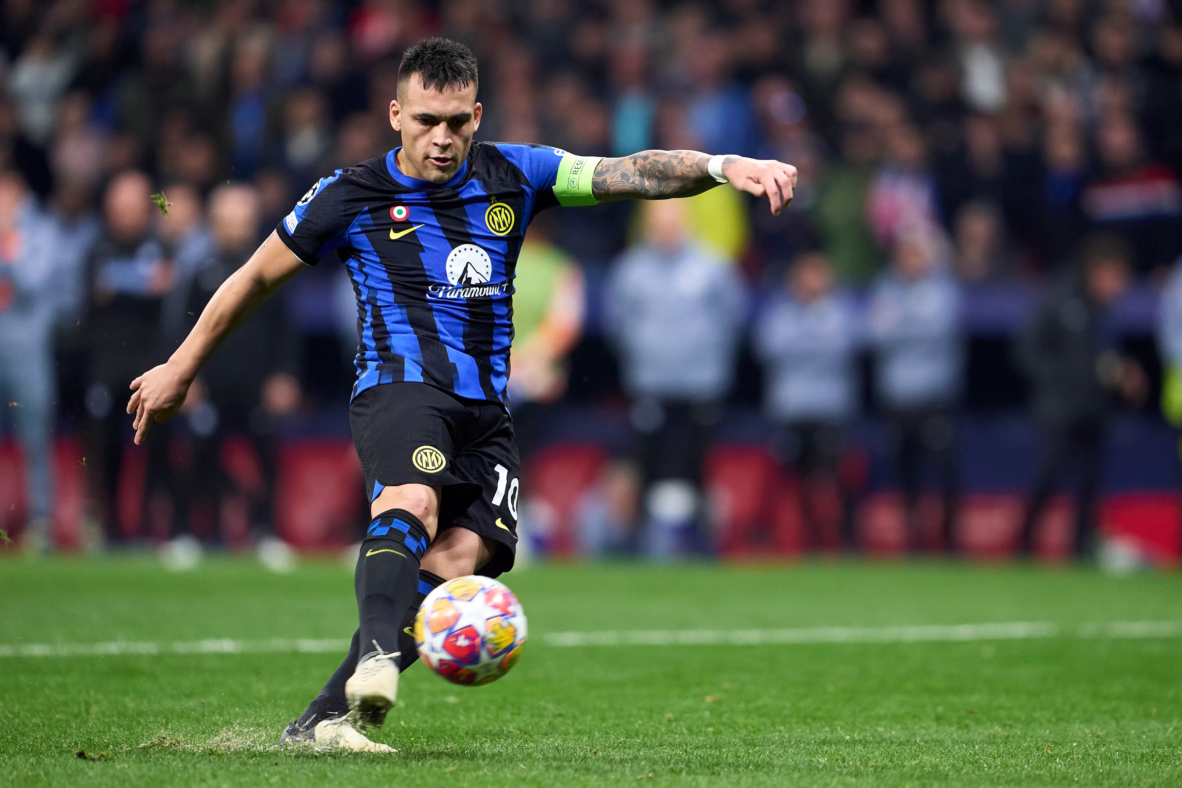 Lautaro Martinez blazed his penalty over the crossbar (