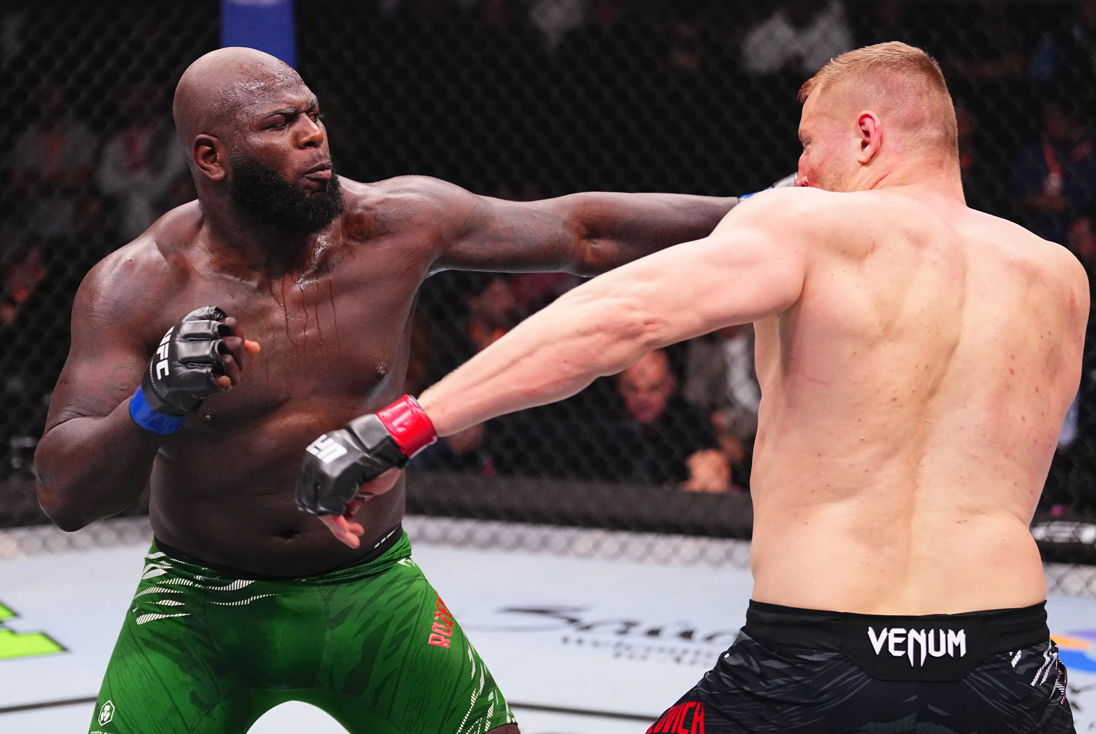 Jairzinho Rozenstruik during his bout against Sergei Pavlovich. Image: Getty
