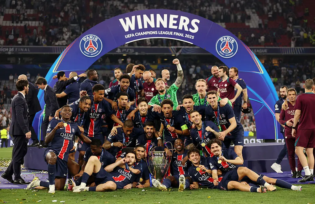 PSG won the 2024/25 Champions League (Credit:Getty)
